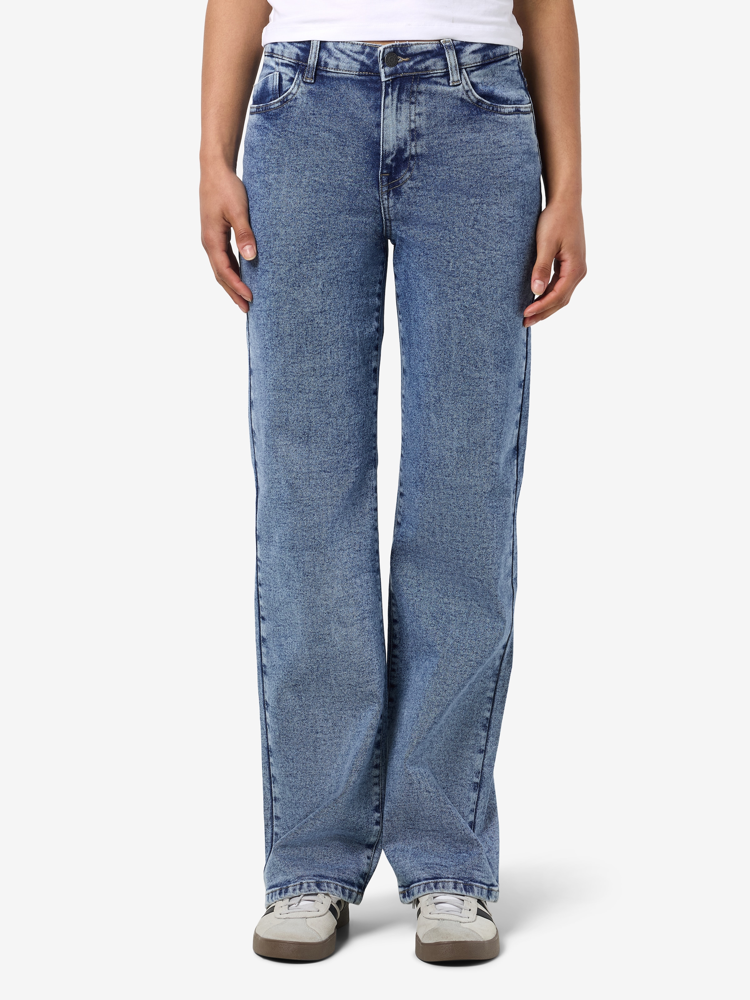 Noisy may Weite Jeans "NMYOLANDA NW WIDE JEANS AZ358MB FWD NOOS" günstig online kaufen