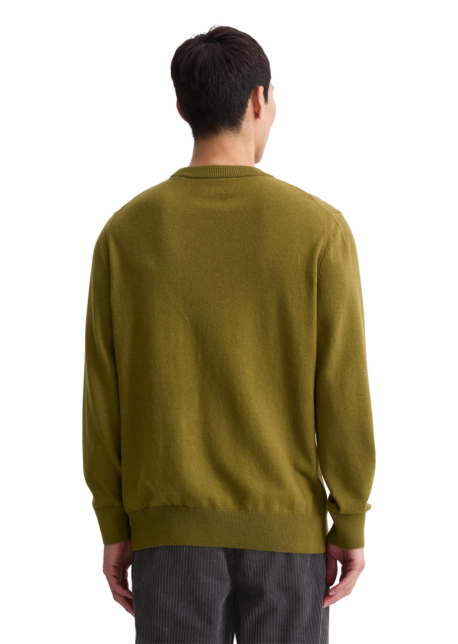 Thumbnail - Marc OPolo Rundhalspullover "aus softem Bio-Bauwoll-Schurwoll-Mix"