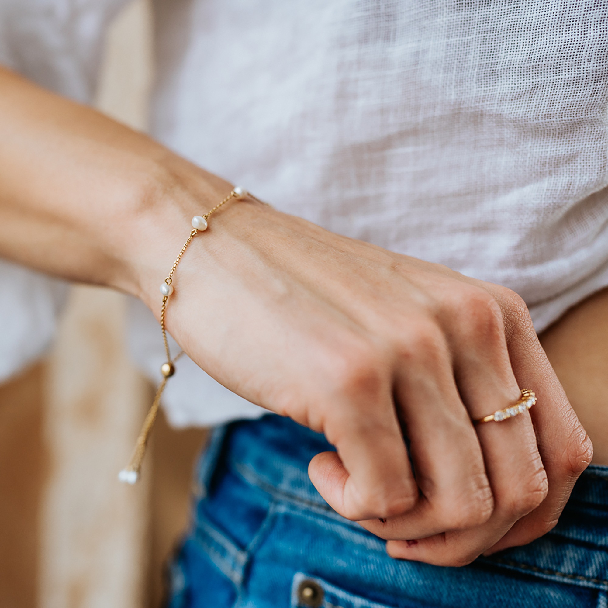 Julie Julsen Armband »925/- Sterling Silber vergoldet 8 SWP«