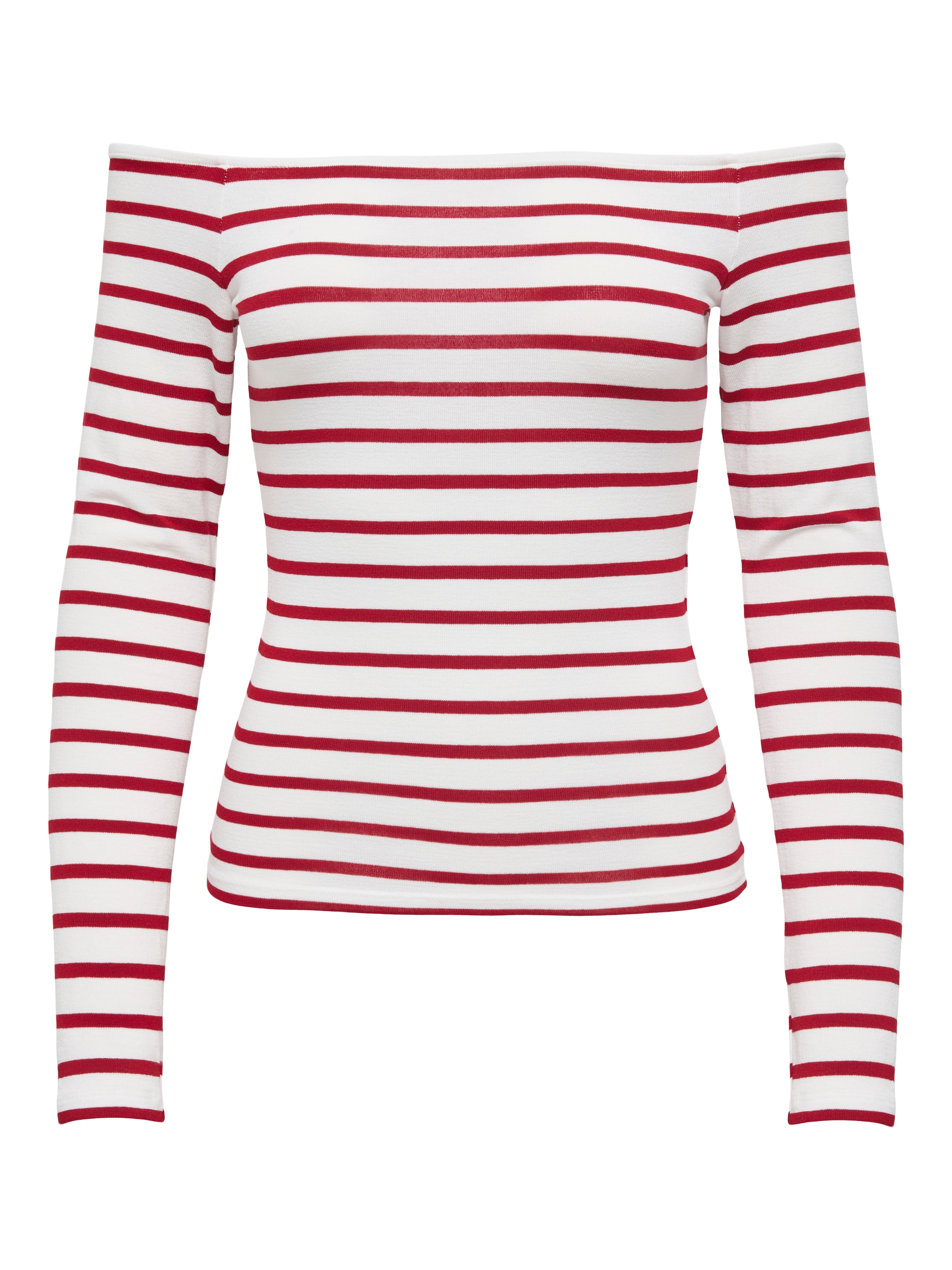 ONLY Langarmshirt »ONLGLAMOUR L/S BOAT NECK TOP BOX CC JRS«