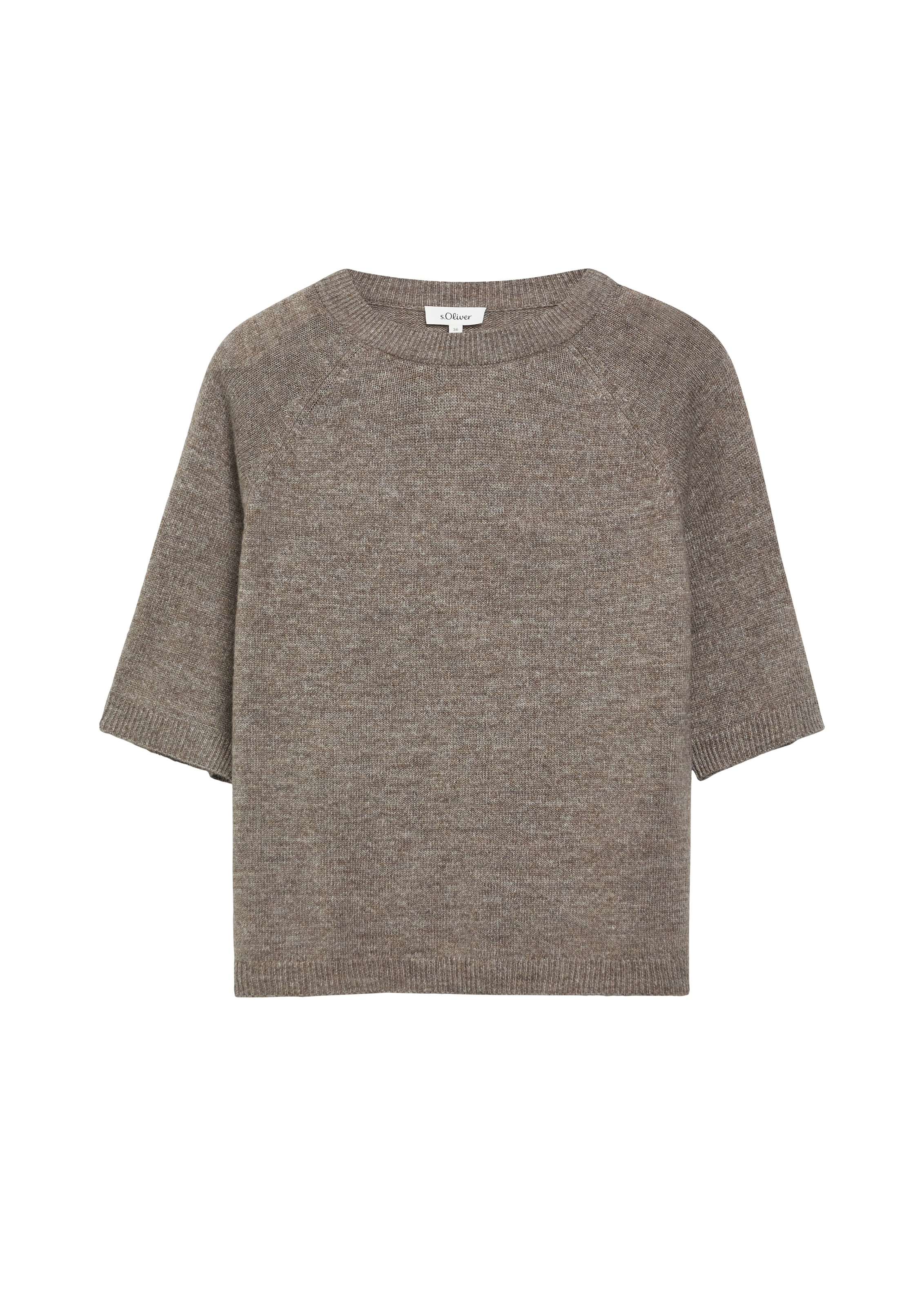 s.Oliver Strickpullover Sommer-Pullover / Halbarm
