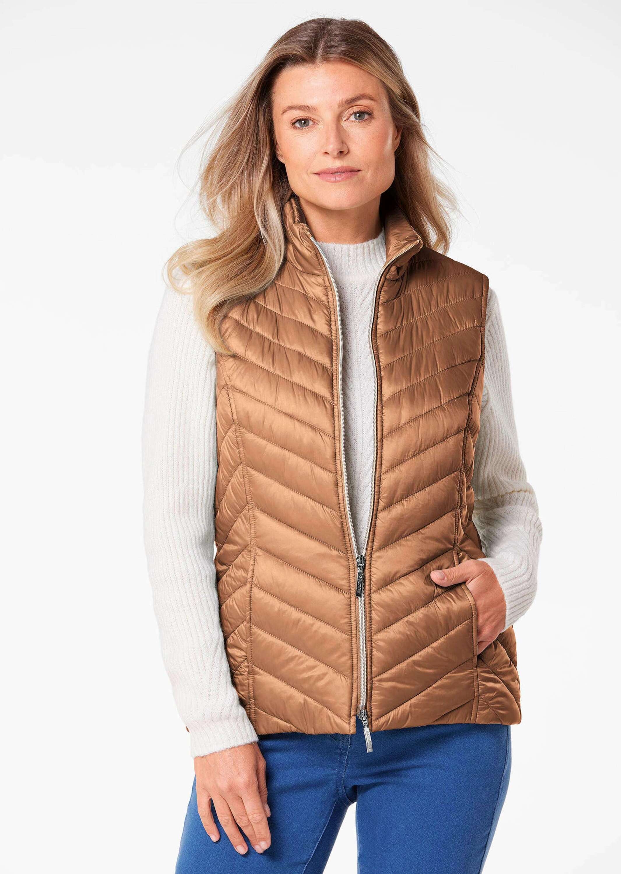 GOLDNER Kurzweste "Figurschmeichelnde Weste mit leichter Wattierung" günstig online kaufen