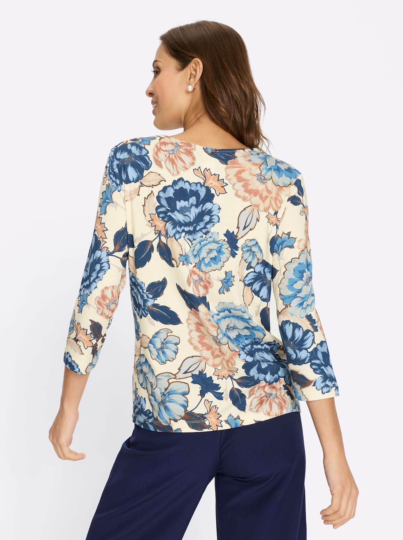 Lady 3/4-Arm-Shirt "Rundhals-Shirt", 1 tlg. günstig online kaufen