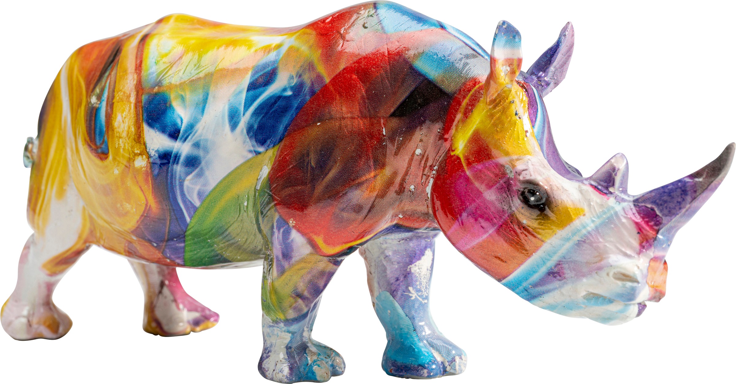Thumbnail - Kare Design Dekofigur "Deko Figur Colored Rhino 17cm"