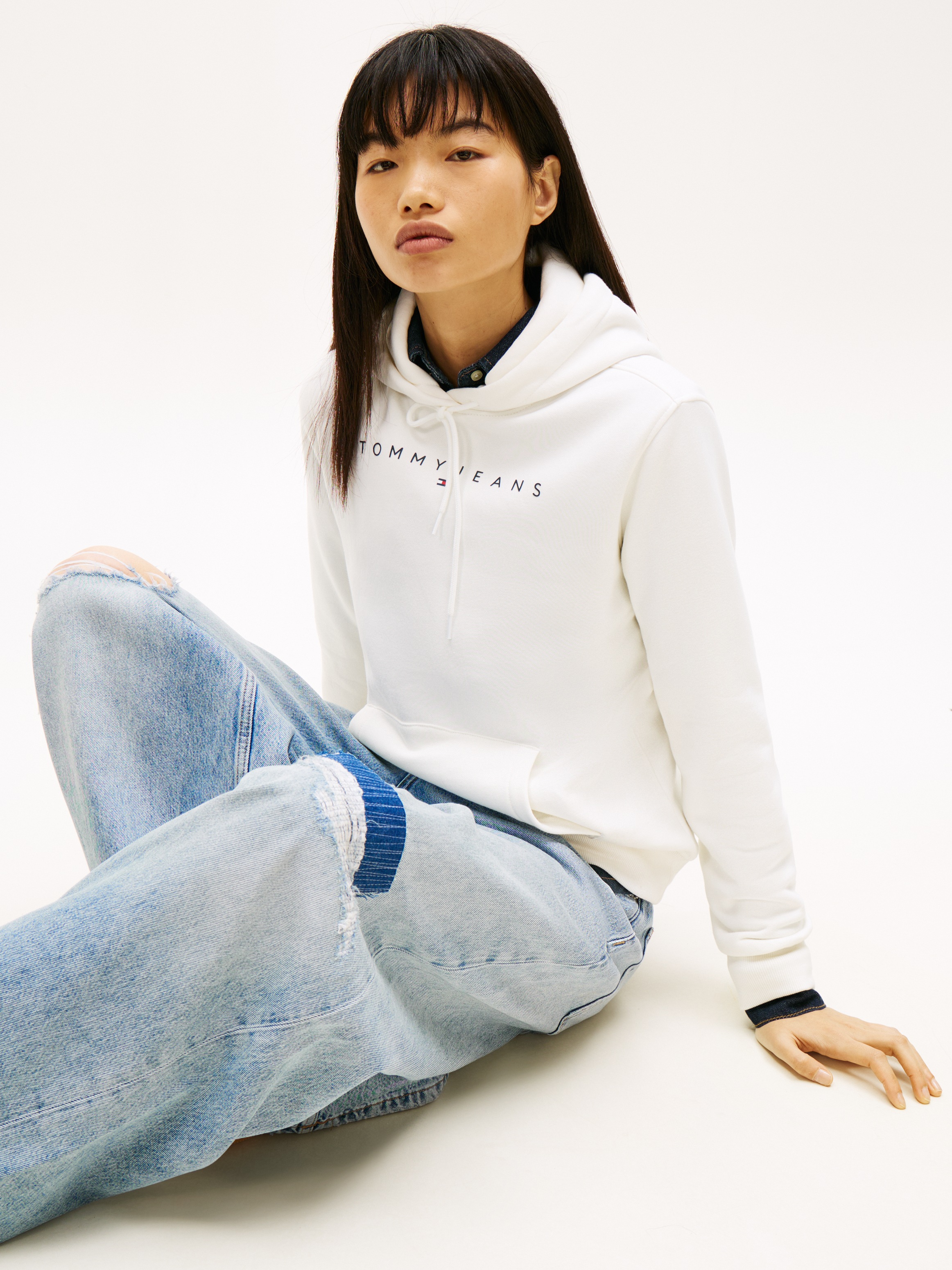 Tommy Jeans Kapuzensweatshirt "TJW REG LINEAR HOODIE", mit Logoschriftzug günstig online kaufen