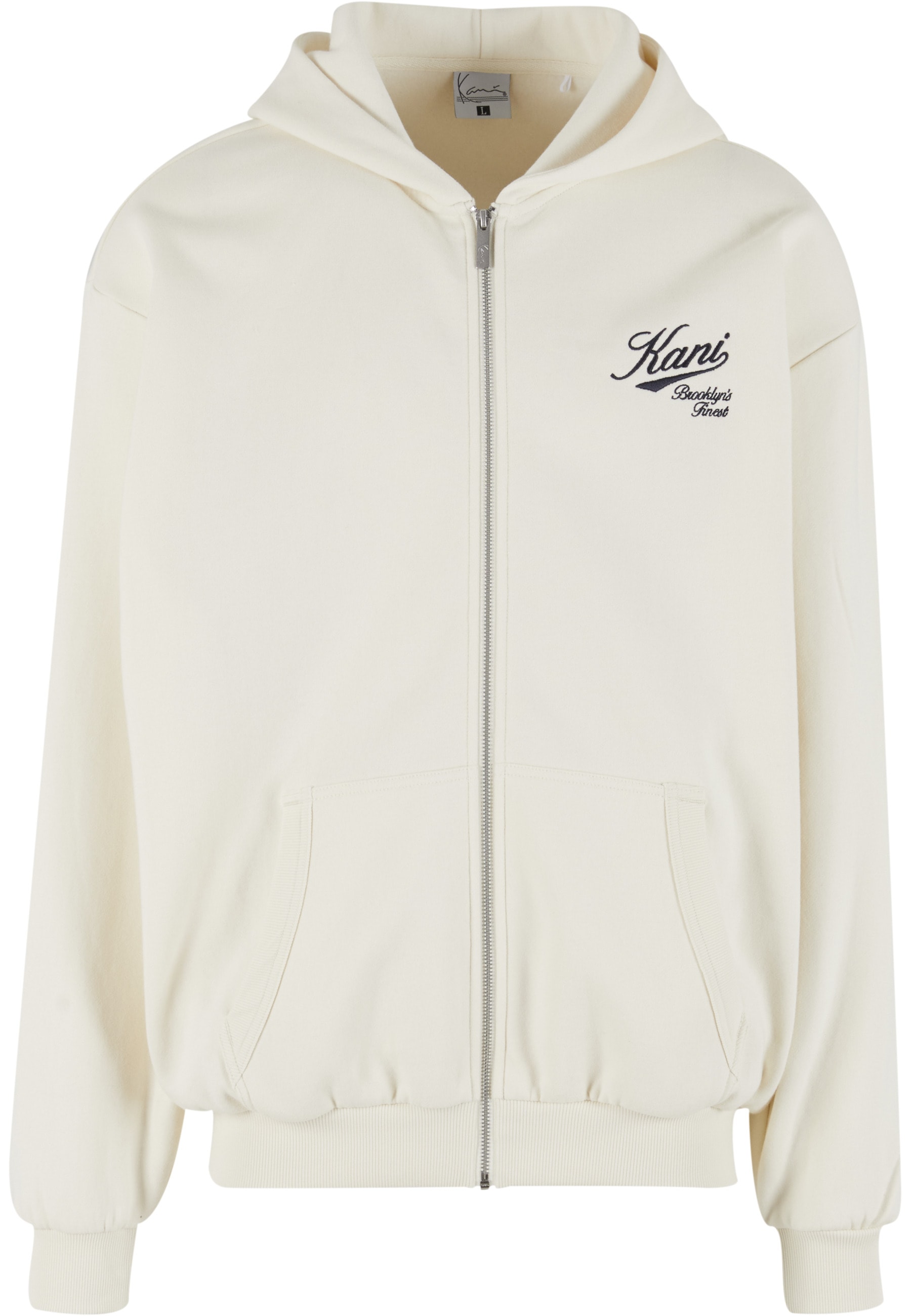 Karl Kani Neopren-Hoodie "Karl Kani Cursive Varsity Oversized Zip Hoodie" 1