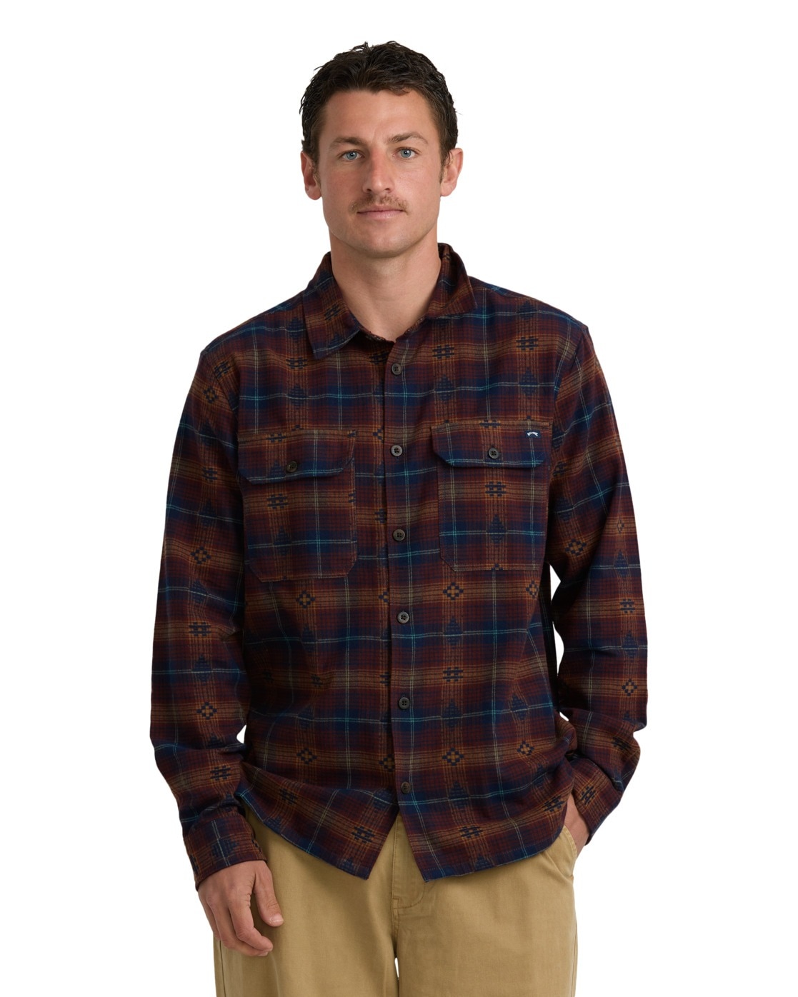 Billabong Langarmhemd "Offshore Jacquard Flannel" günstig online kaufen