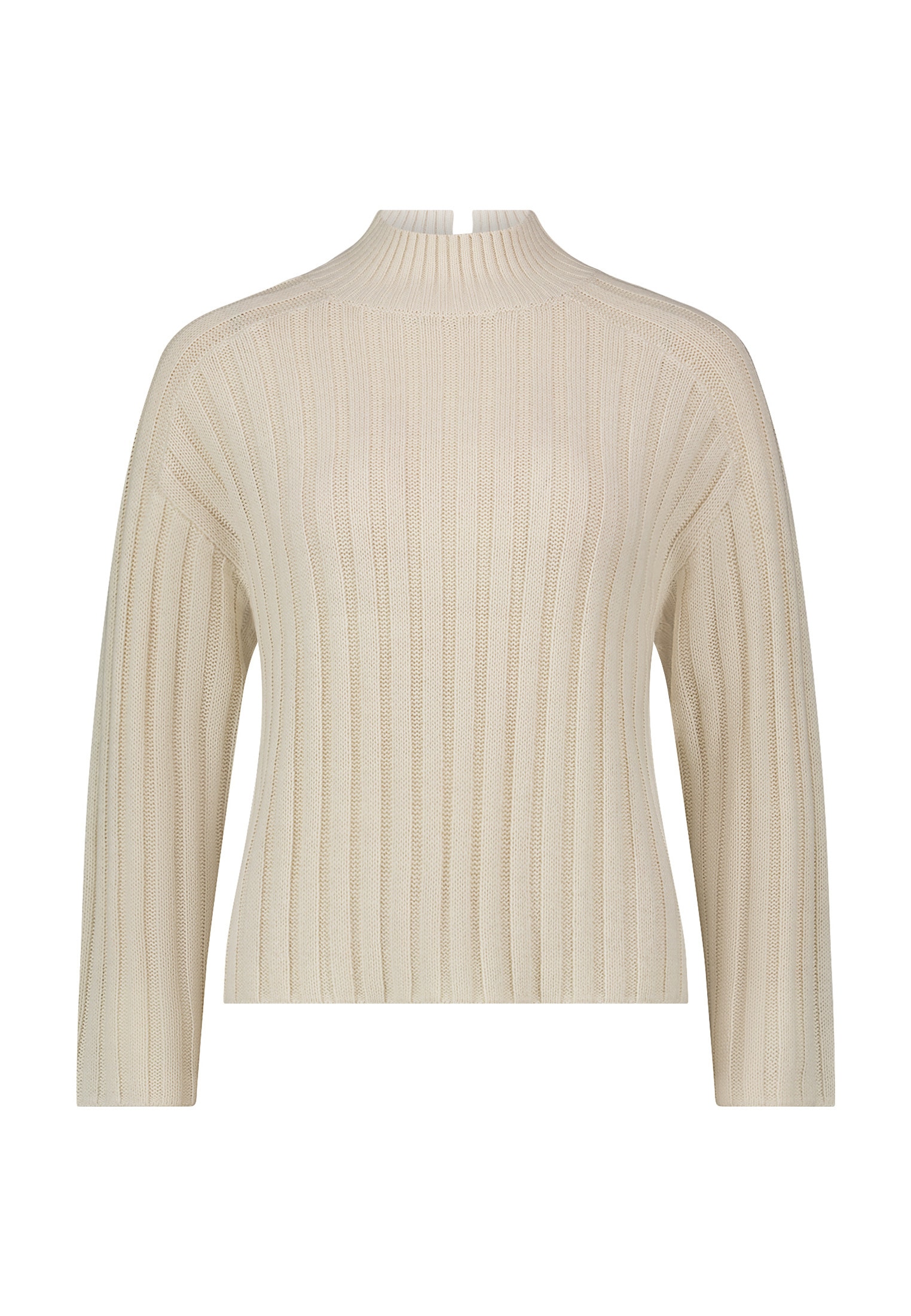 Zero Strickpullover »Damen mit Stehkragen« 1 Gerippt