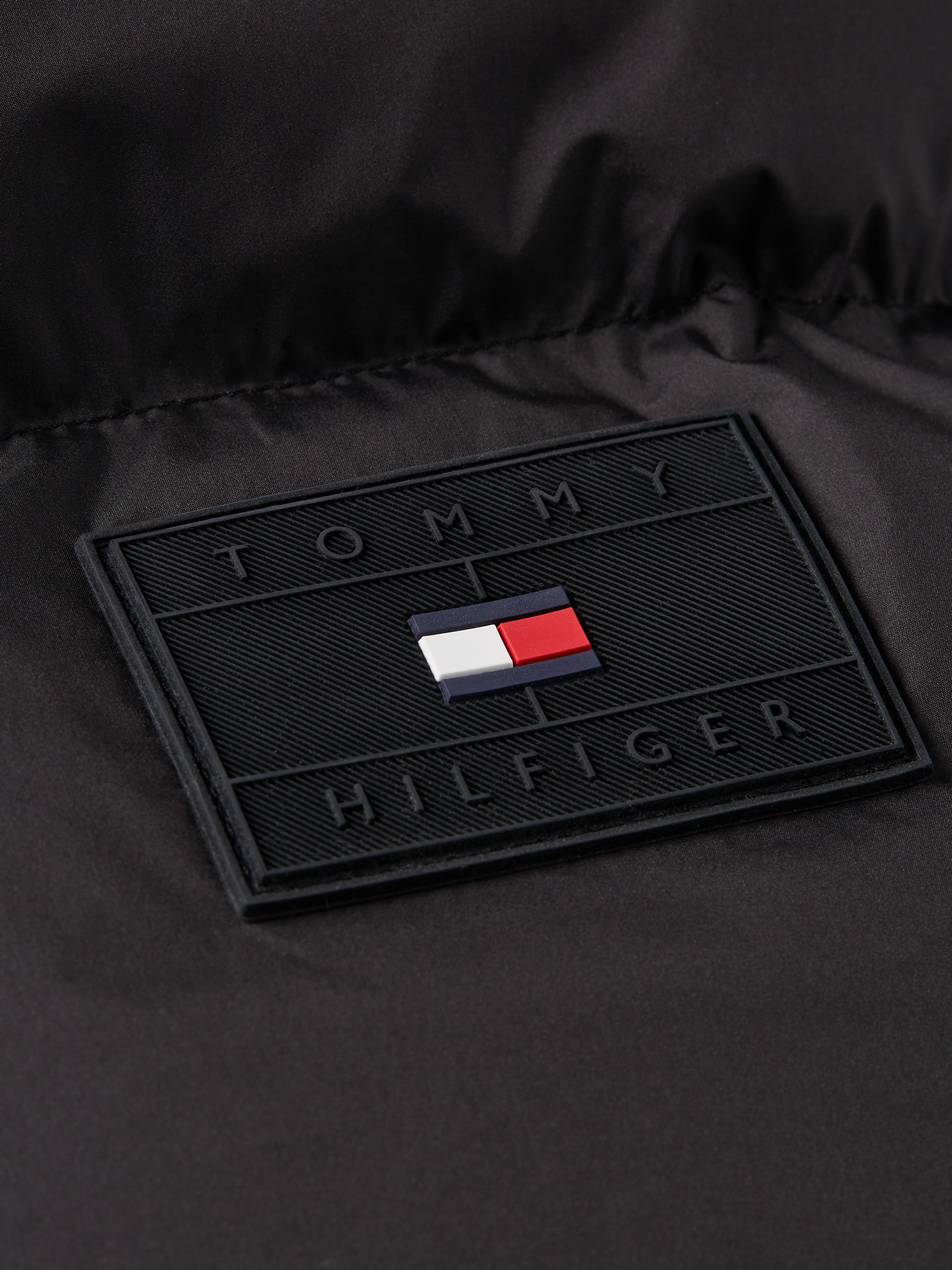 Tommy Hilfiger Steppjacke »MIX DOWN HOODED PUFFER JACKET«, mit Kapuze, mit abnehmbarer Kapuze