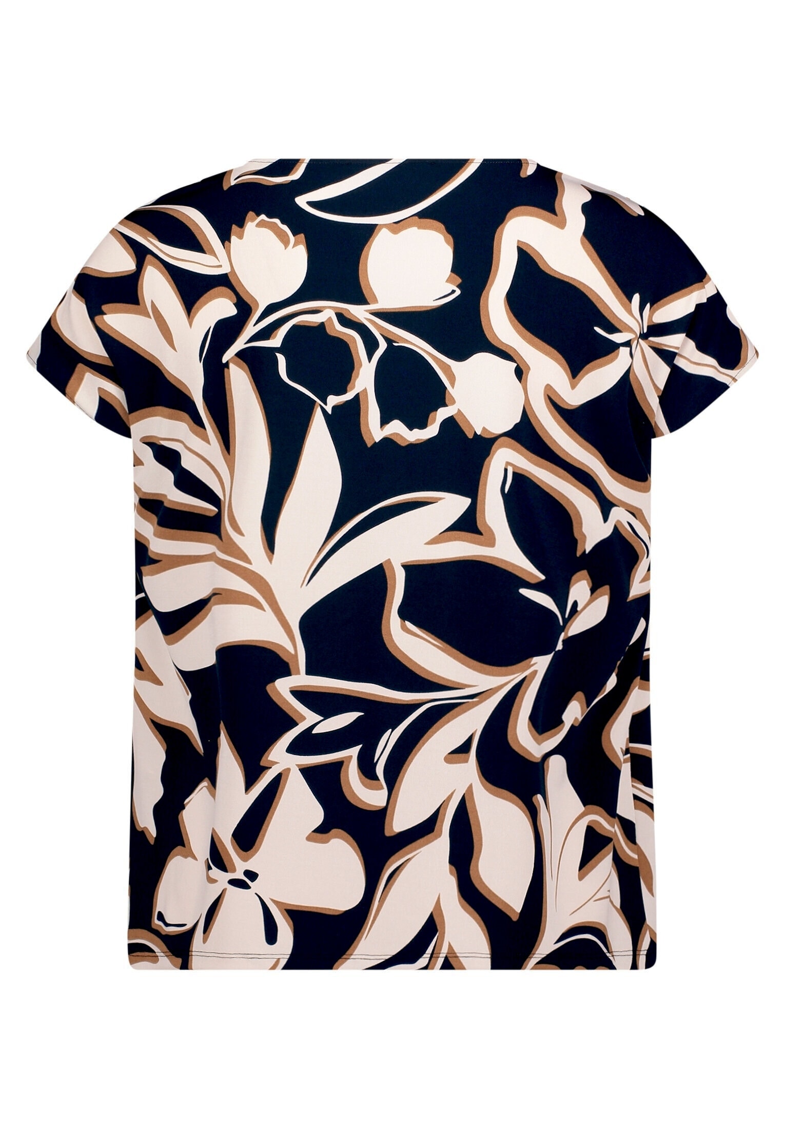Betty Barclay Kurzarmshirt »Damen mit Wasserfallausschnitt« 1