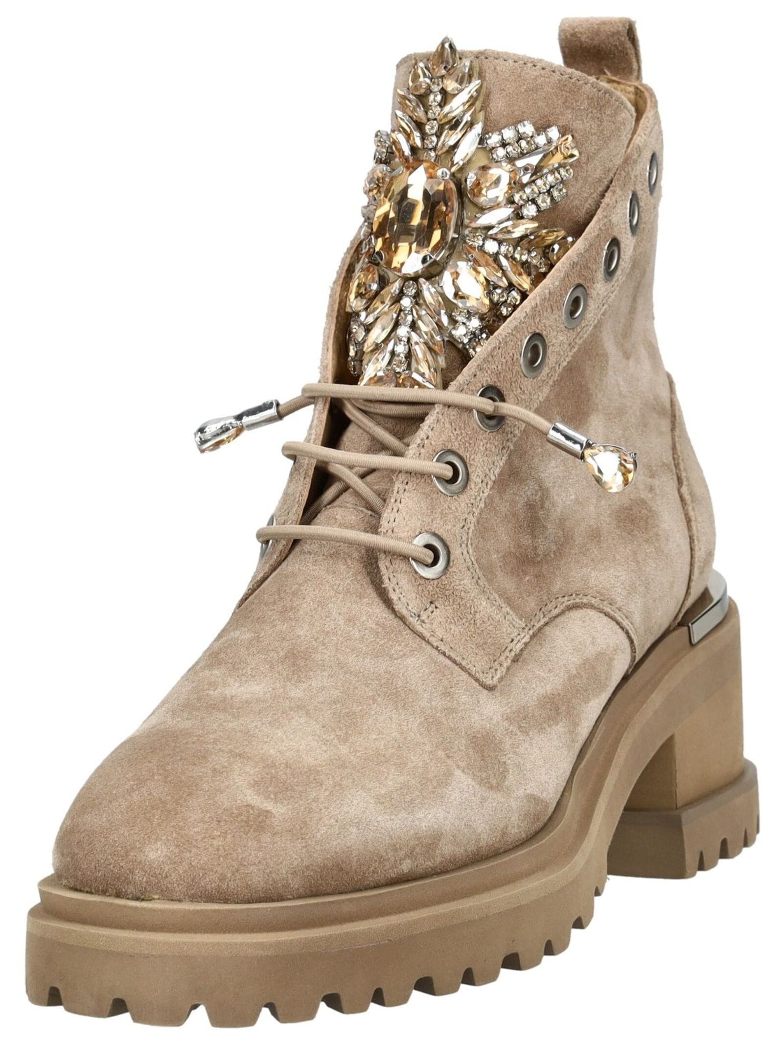 Alma en Pena Schnürstiefelette "ALMA EN PENA Stiefelette Veloursleder" günstig online kaufen