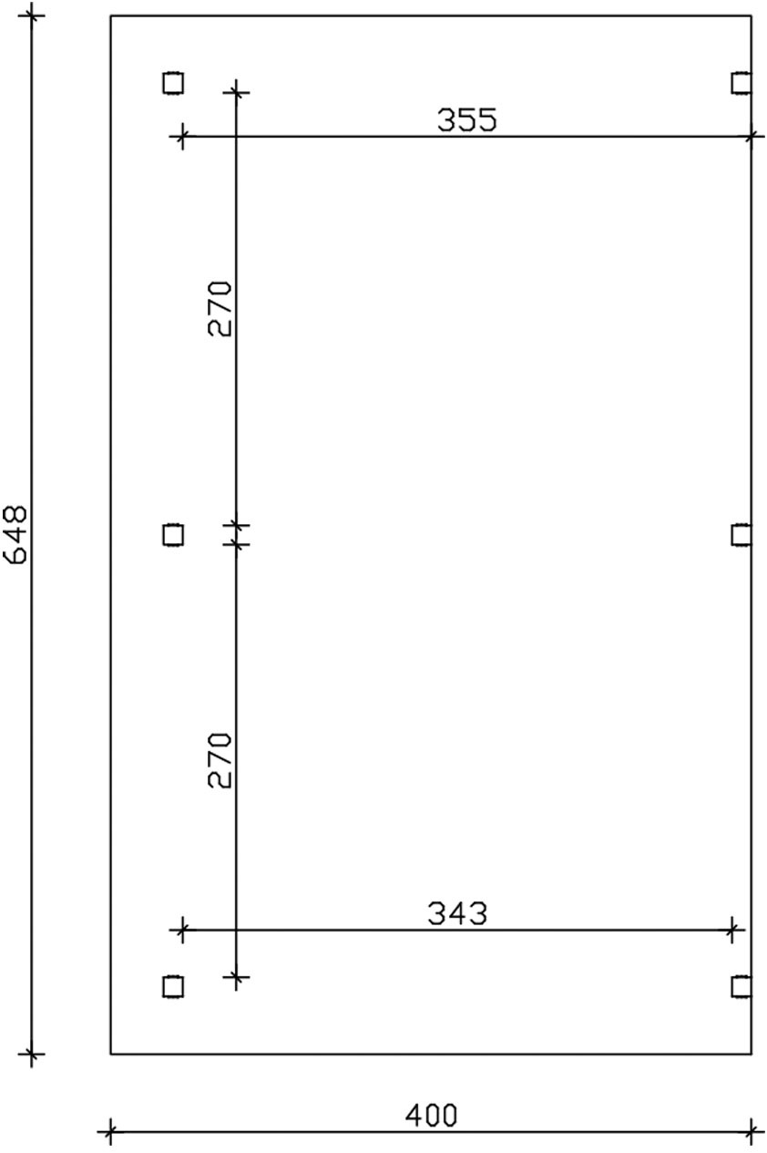 Skanholz Terrassendach »Siena« Leimholz