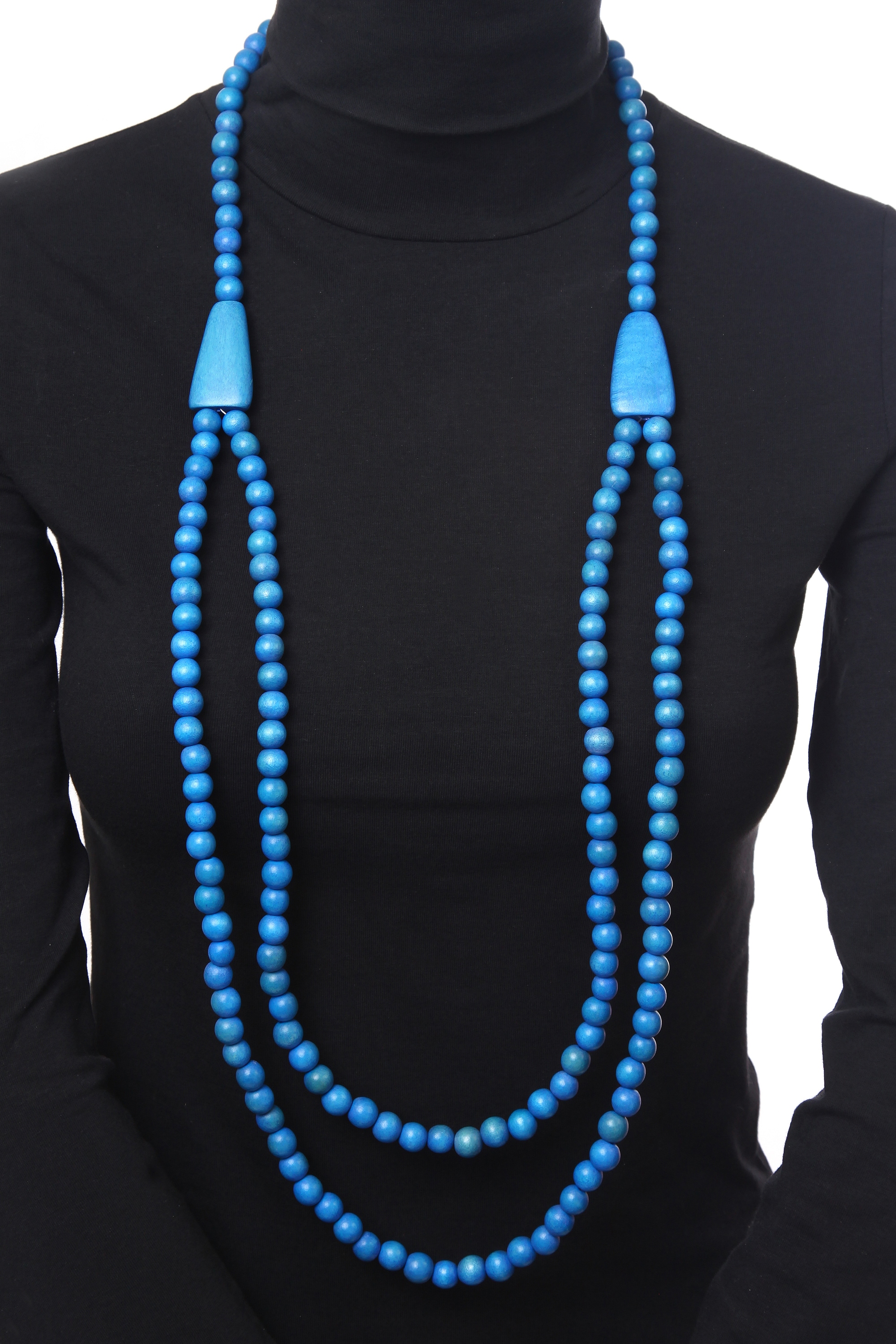 COLLEZIONE ALESSANDRO Lange Kette »Gina« aus Holzperlen