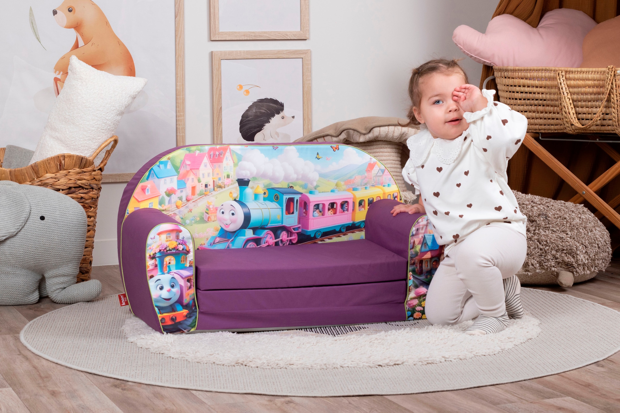 Knorrtoys® Sofa »Happy train« für Kinder; Made in Europe