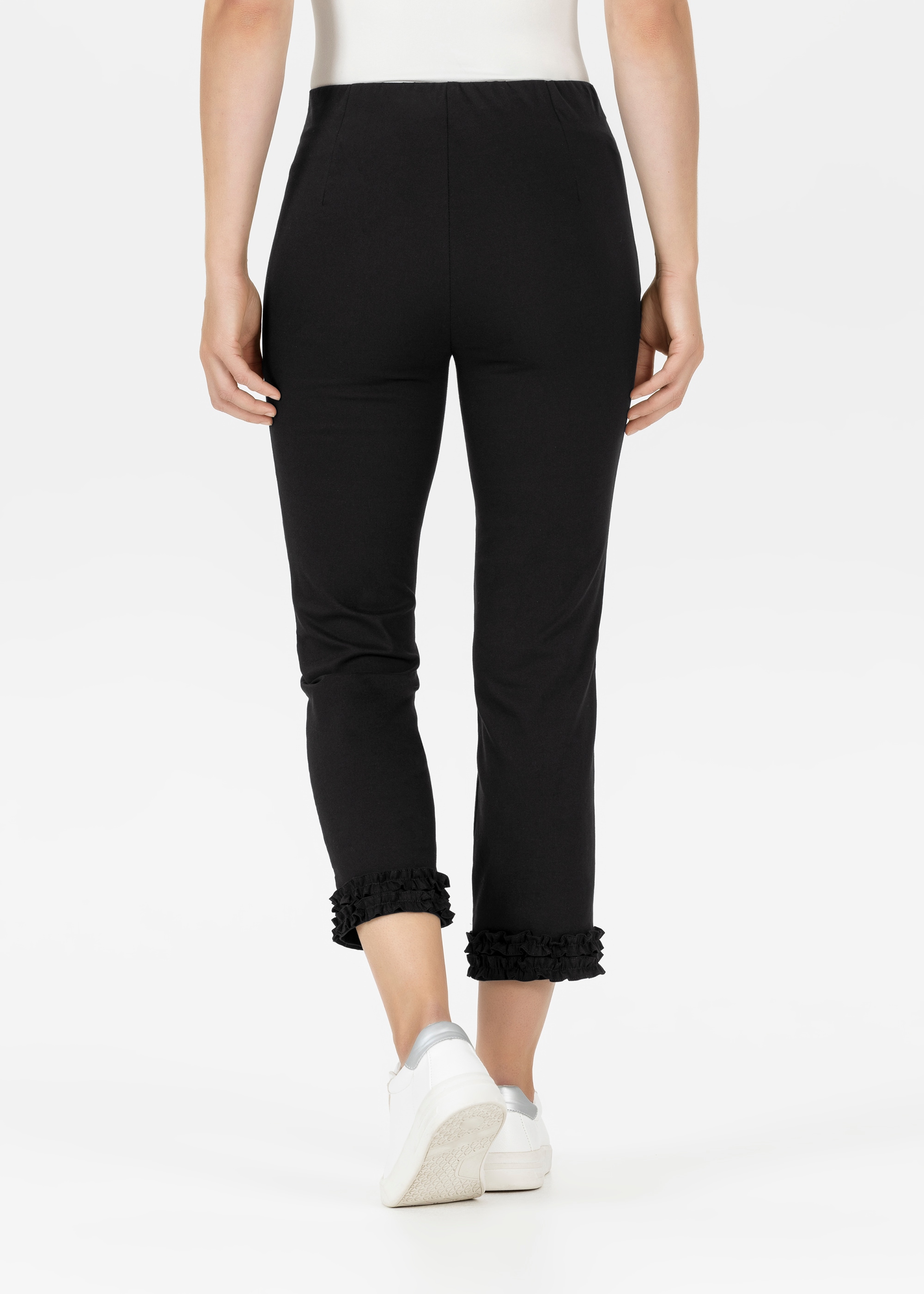 Stehmann 3/4-Hose »Waterford-640«  3/4-Löänge mit Rüschen am Beinabschluss