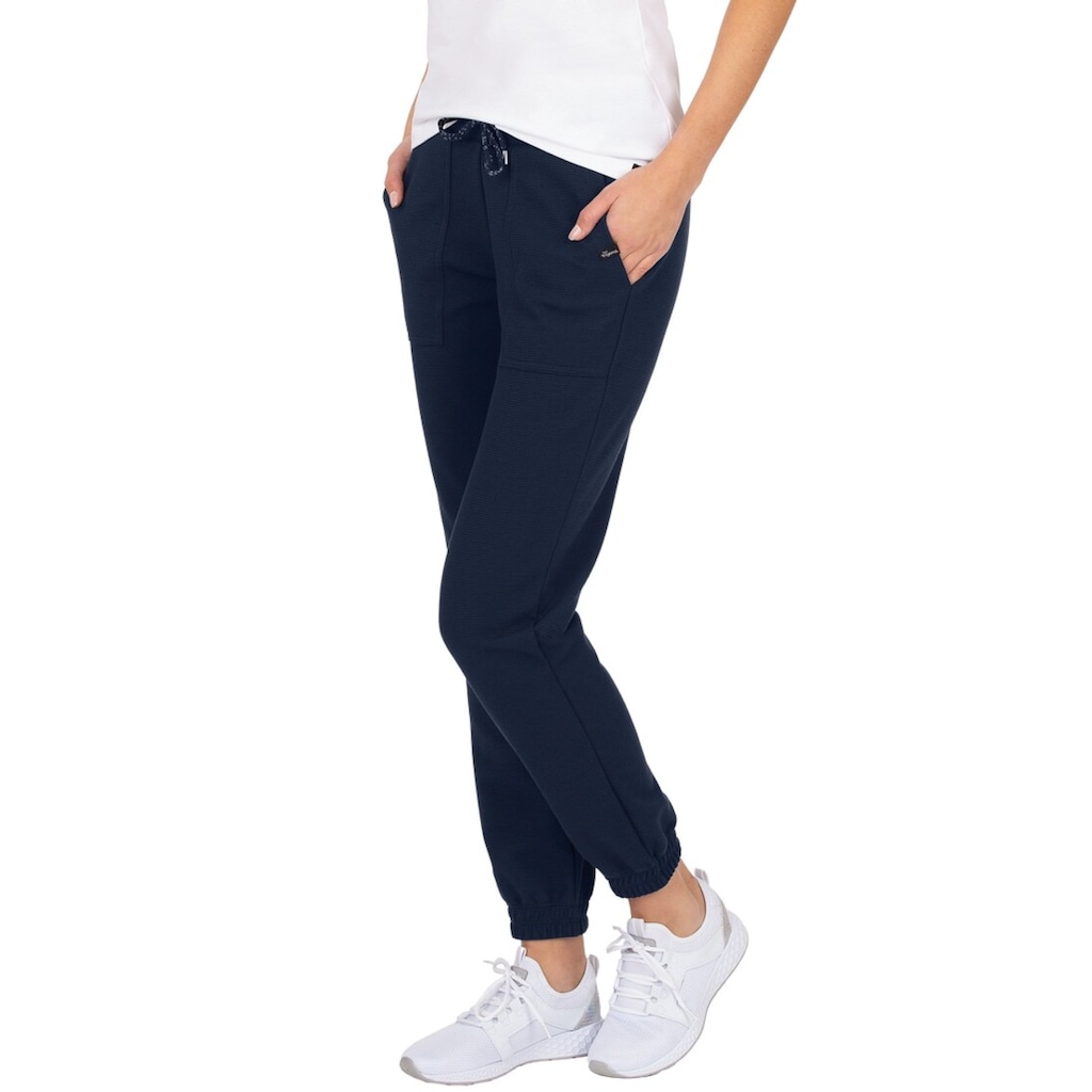 Trigema Jerseyhose »TRIGEMA Bequeme Jogginghose mit großen Taschen«, (1 tlg.)