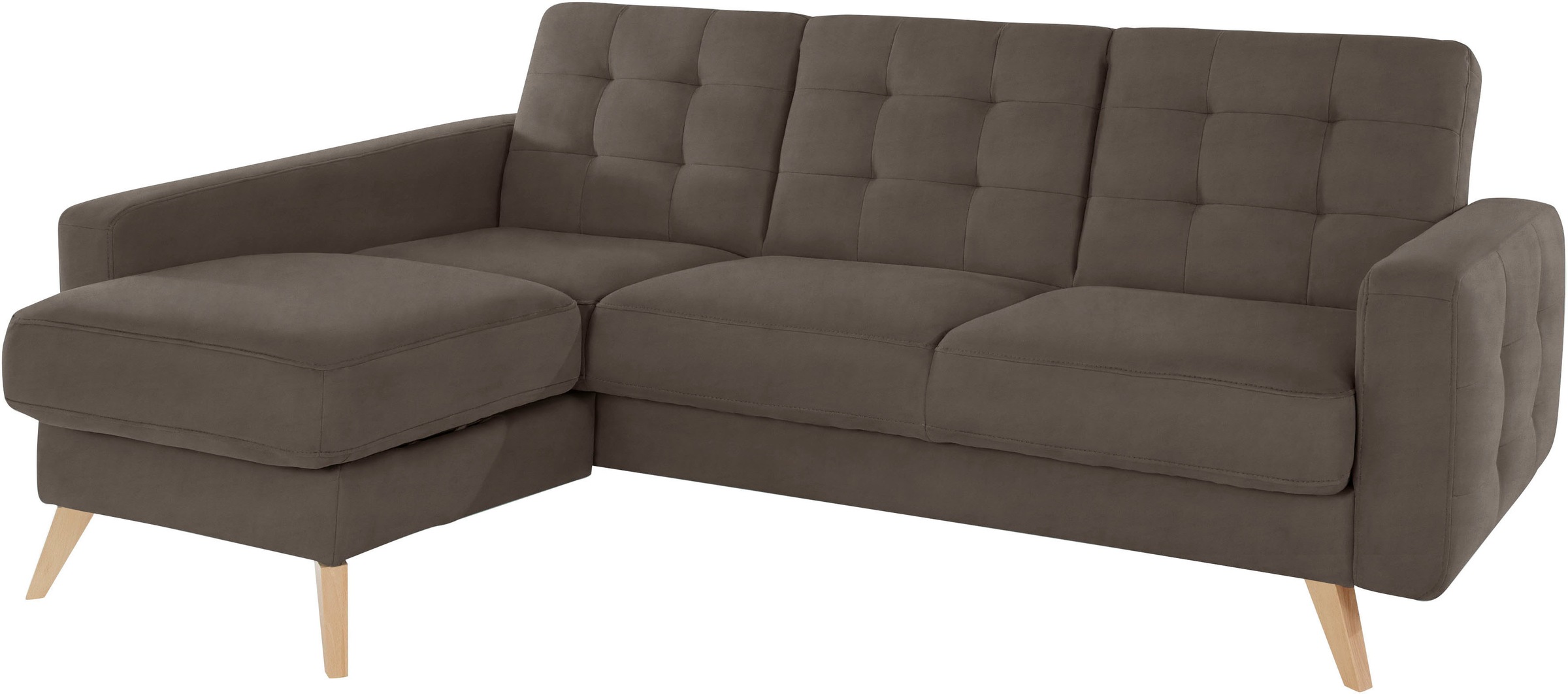 exxpo - sofa fashion Ecksofa Nappa, kompakt und komfortabel, bequem, zeitlo günstig online kaufen