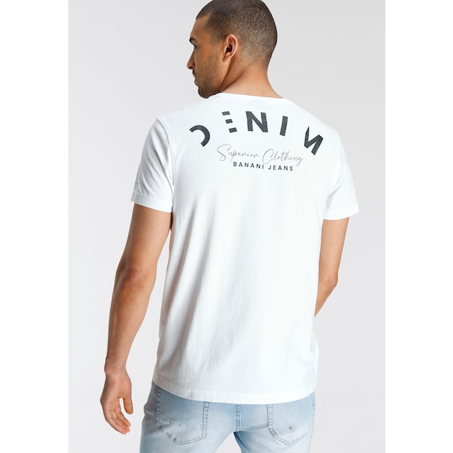 Bruno Banani T-Shirt, mit coolem Rückenprint ▷ bestellen | BAUR