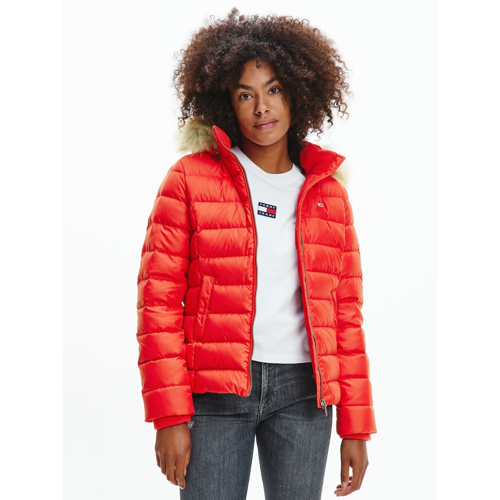 Tommy Jeans Daunenjacke »TJW BASIC HOODED JACKET«, mit Kapuze