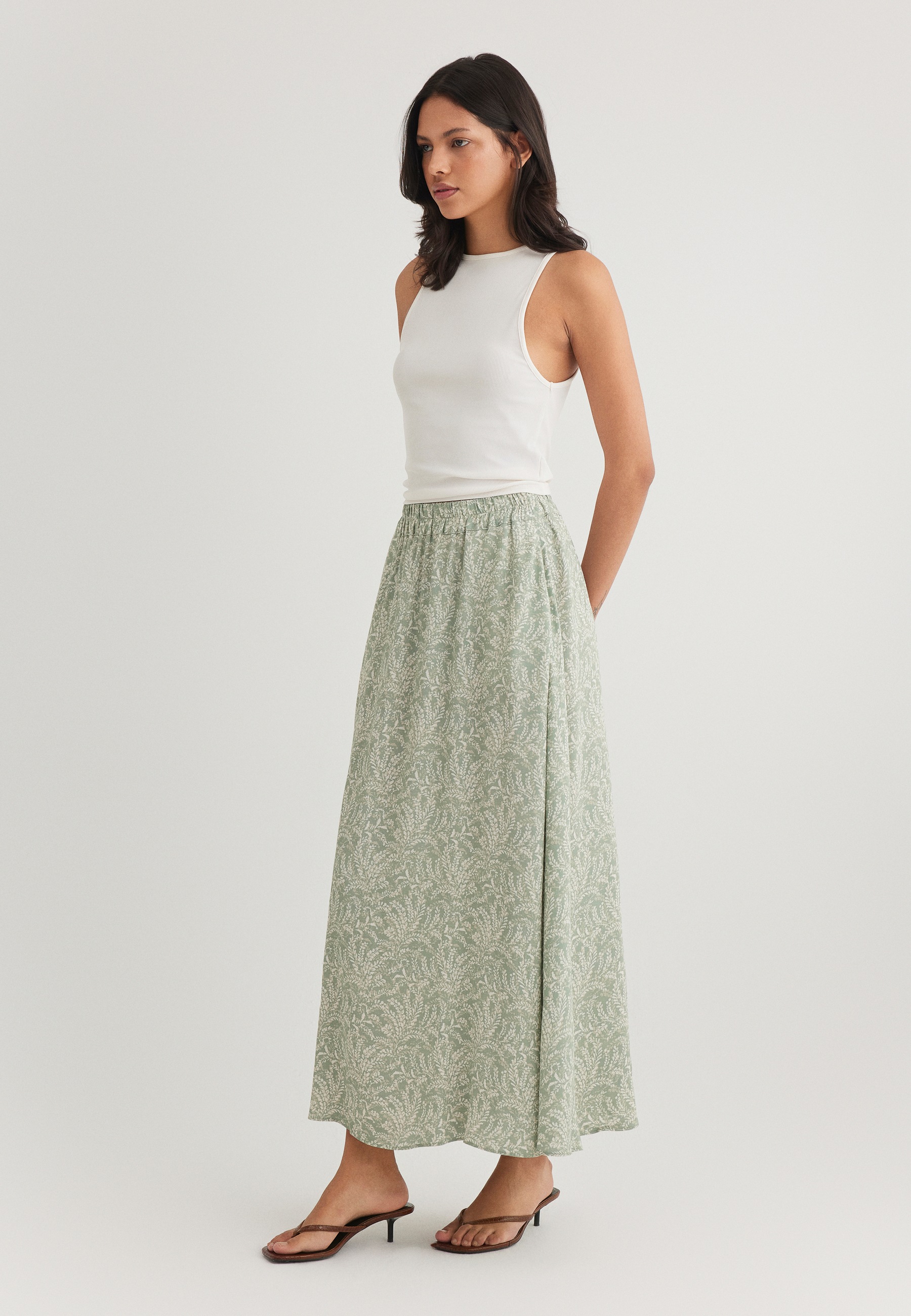 Mavi Maxirock »LONG SKIRT«, Rock Midi