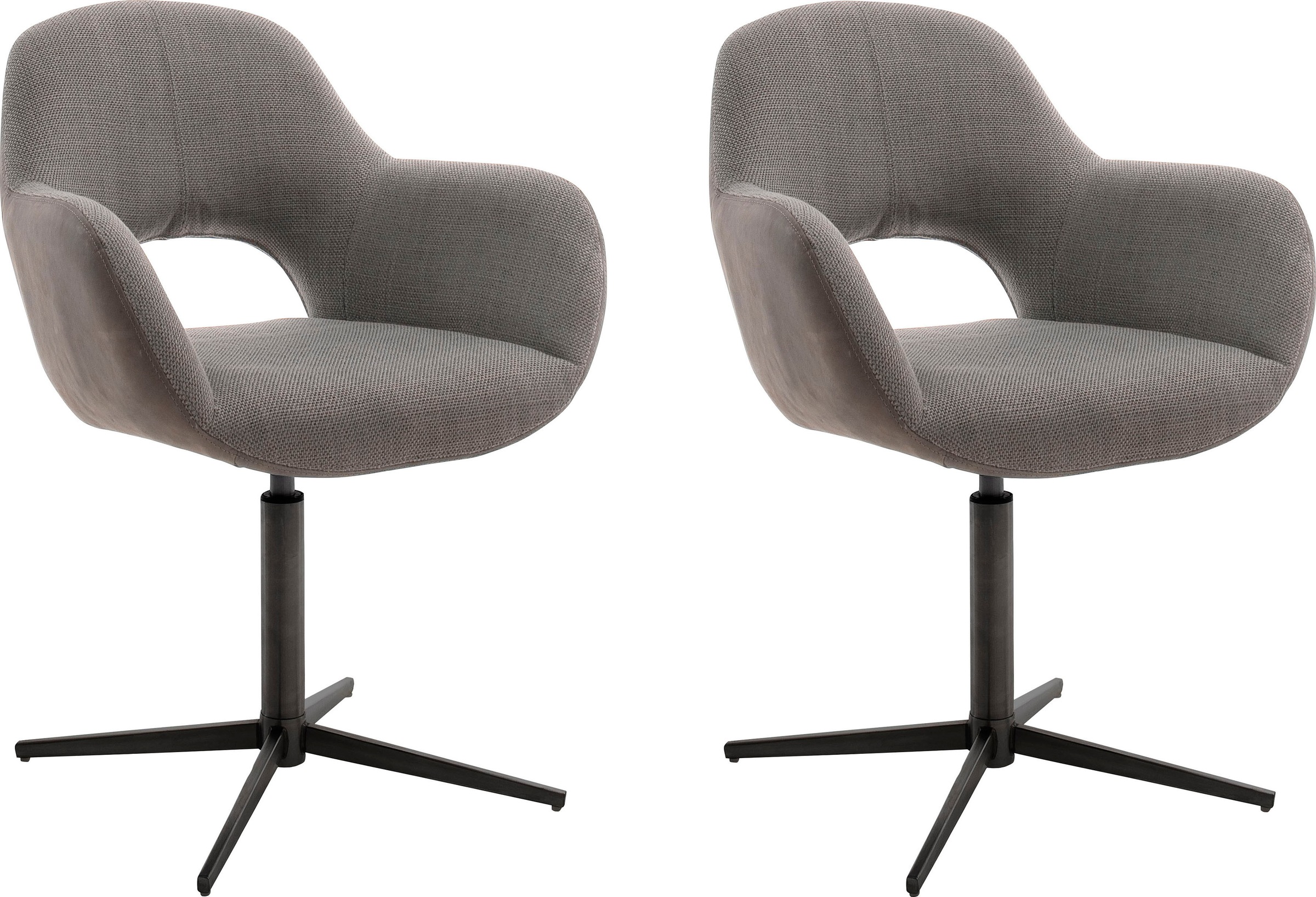 furniture MCA (Set), 360°drehbar | Stuhl Esszimmerstuhl kaufen mit BAUR 2 St., »Melrose«, Nivellierung