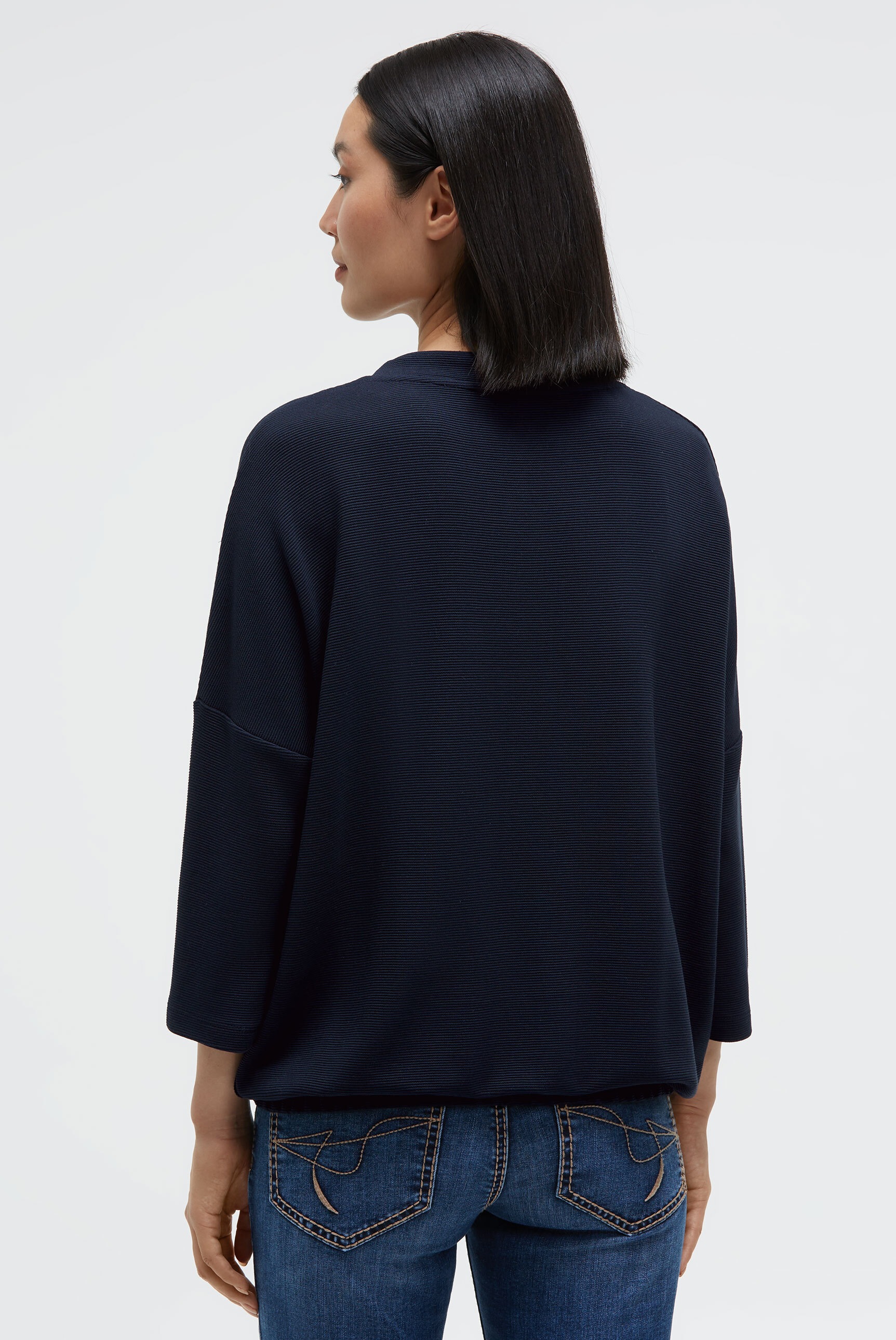 SOCCX Sweater , mit Gummizug im Saum
