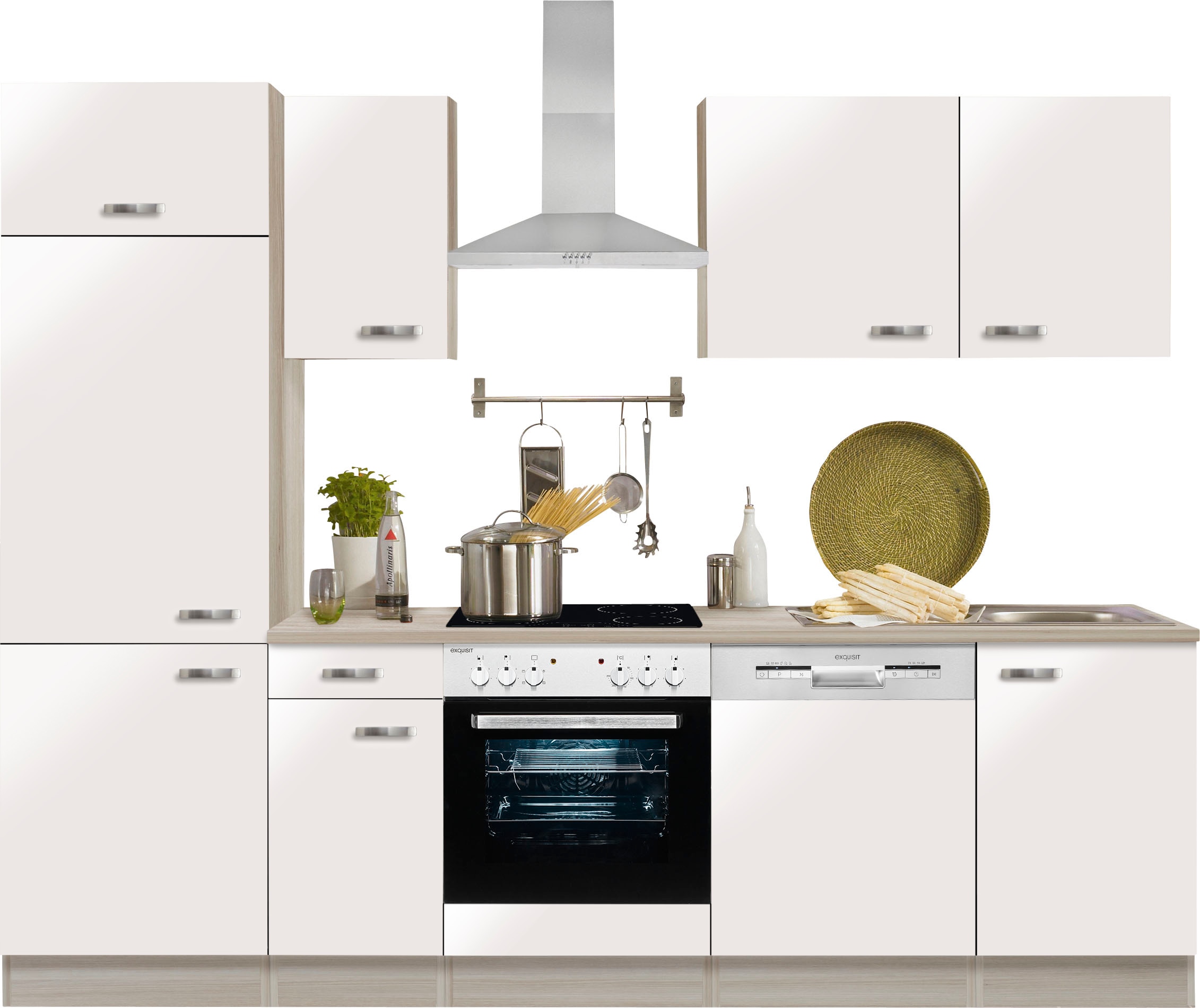 OPTIFIT 1100000002199 "Faro" Breite 270 cm, wahlweise mit E-Geräten, mit Arbeitsplatte