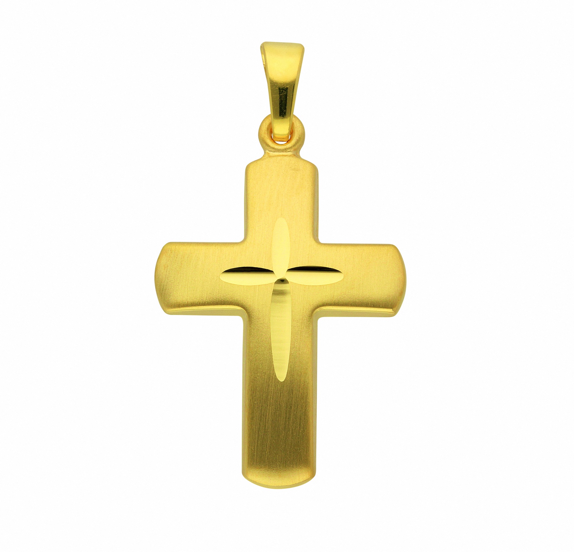 Adelia´s Kette mit Anhänger »333 Gold Kreuz Anhänger« Schmuckset Set mit Halskette