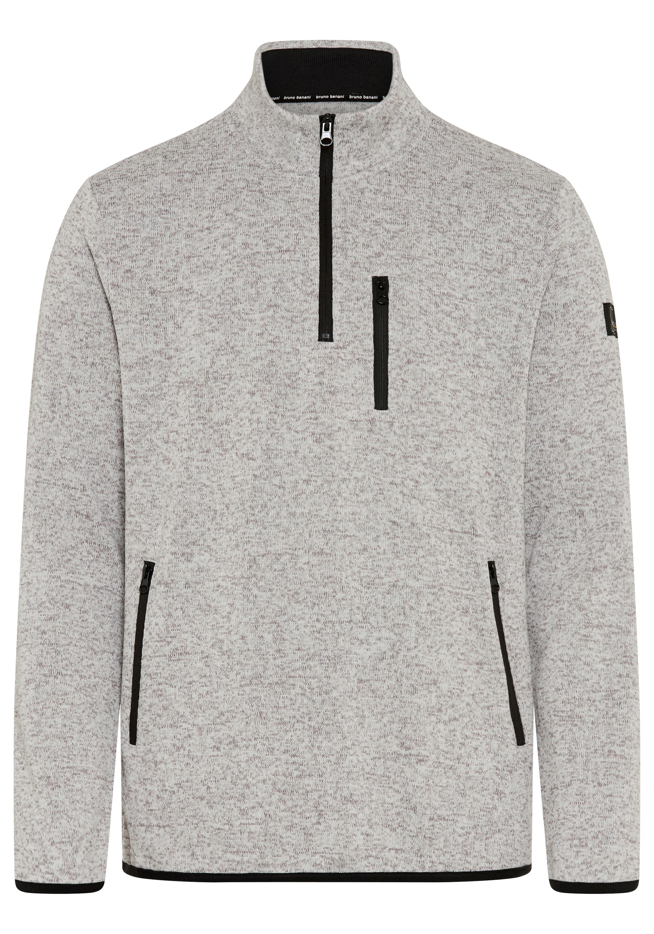 Bruno Banani Fleecepullover , mit hochschließendem Kragen und Reißverschluss, auch in großen Größen
