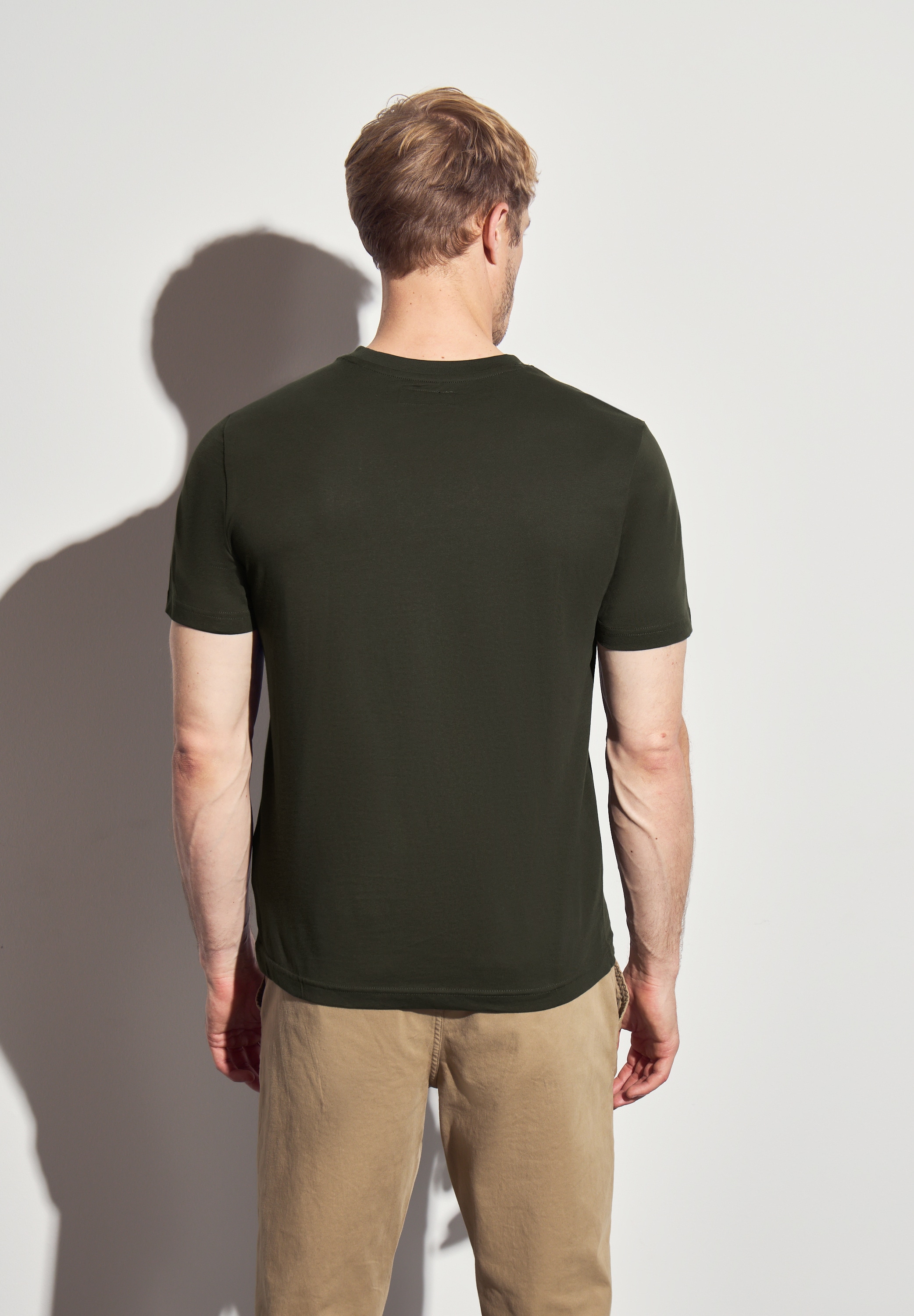 STREET ONE MEN T-Shirt, aus reiner Baumwolle