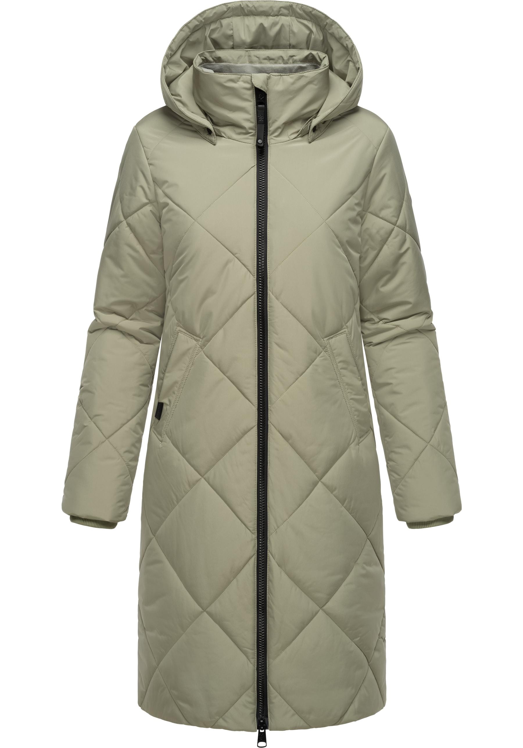 Ragwear Steppmantel »Rebela«, stylischer Winterparka mit abnehmbarer Kapuze