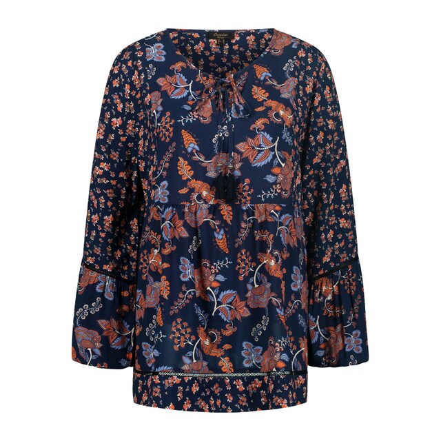 October Klassische Bluse, mit floralem Allover-Print bestellen | BAUR | Blusen