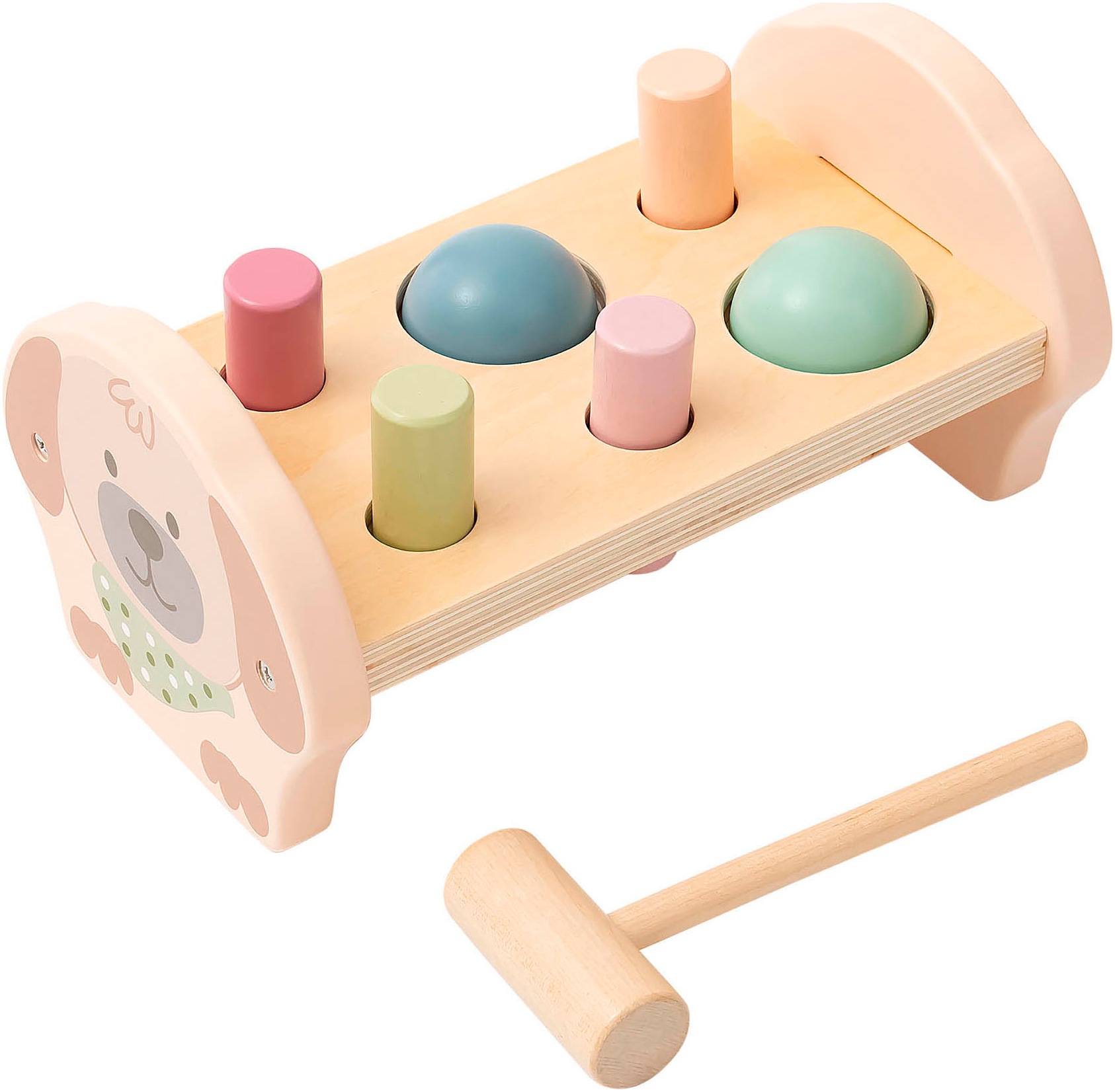 Sterntaler® Klopfbank »Hund Lucky« FSC® - schützt Wald