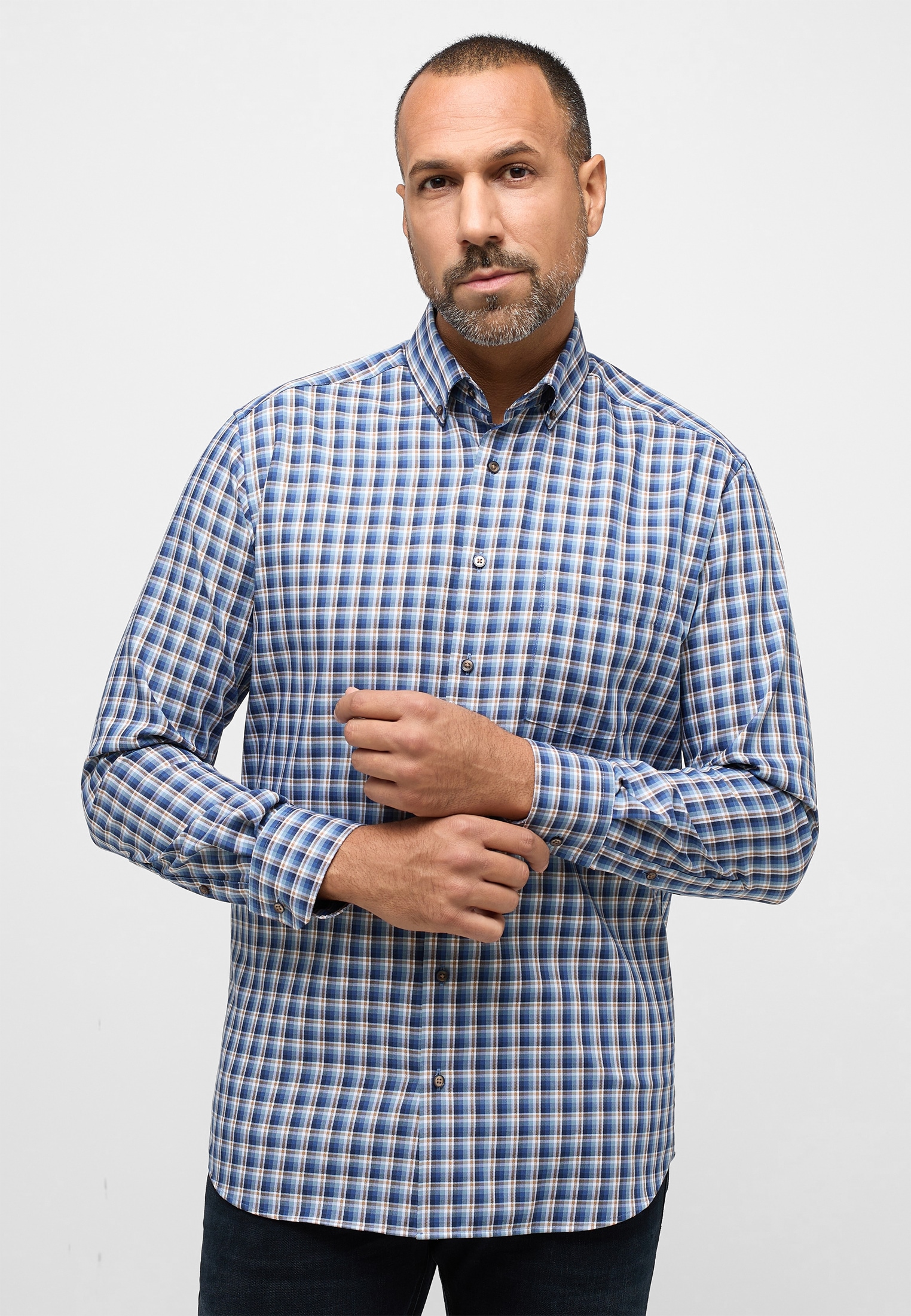 Eterna Langarmhemd "MODERN FIT" NON IRON (bügelfrei) günstig online kaufen