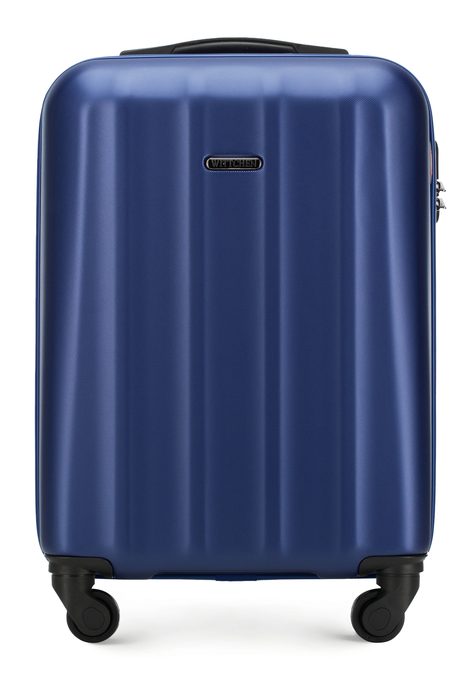 WITTCHEN Handgepäckkoffer "CRUISE LINE", (nein), 4 St. Rollen, Cabin-sized Black Textured Polycarbonate Suitcase / WITTC