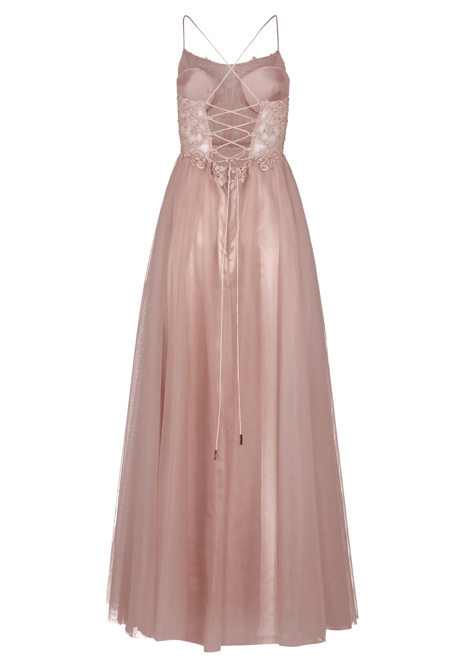 Vera Mont Abendkleid »Damen mit Stickerei« Ohne Tasche Rückenfrei