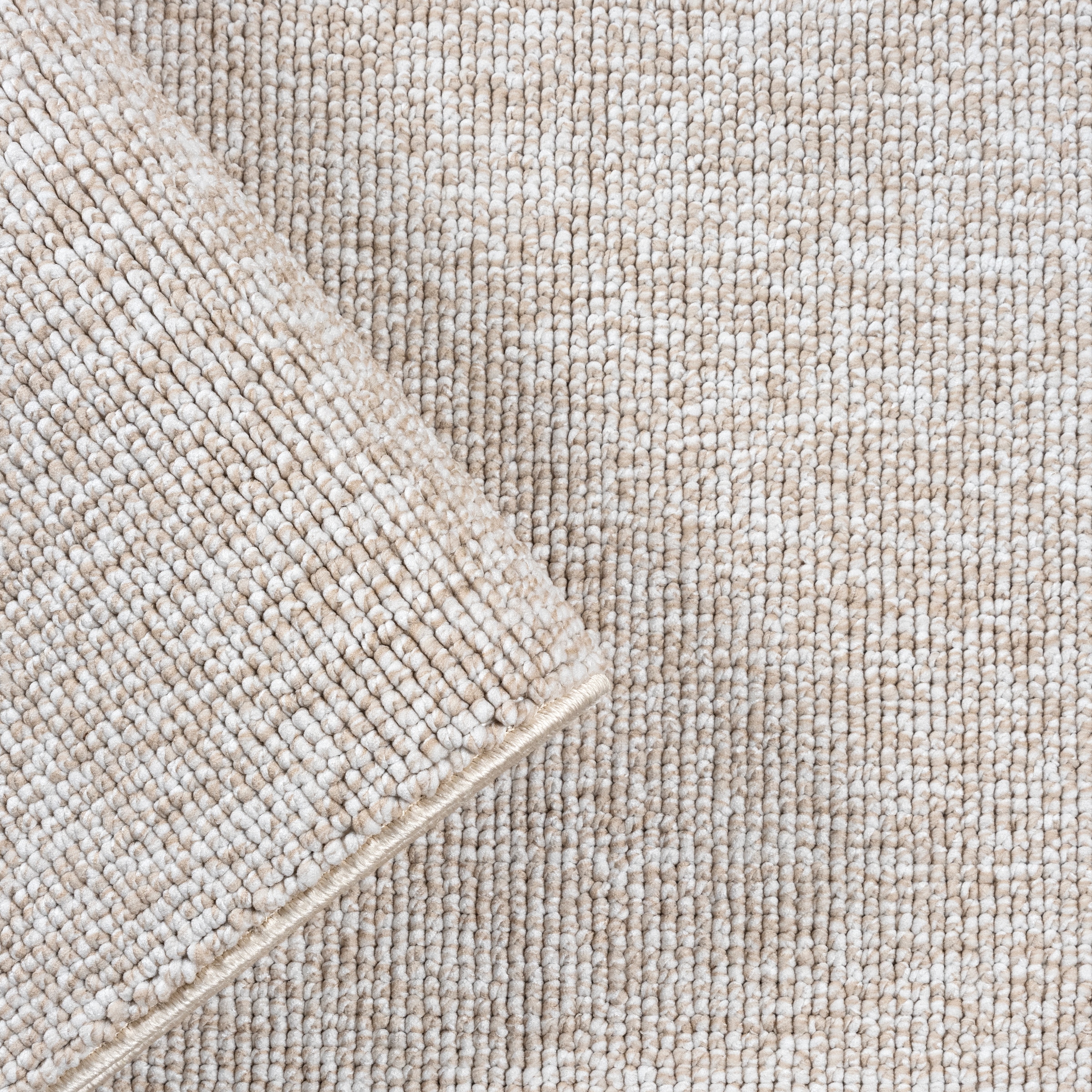 Sanat Teppich »Lora Plus, auch als Läufer«, rechteckig, 5 mm Höhe, Kurzflor, uni, gekettelt, Wohnzimmer, Kinderzimmer