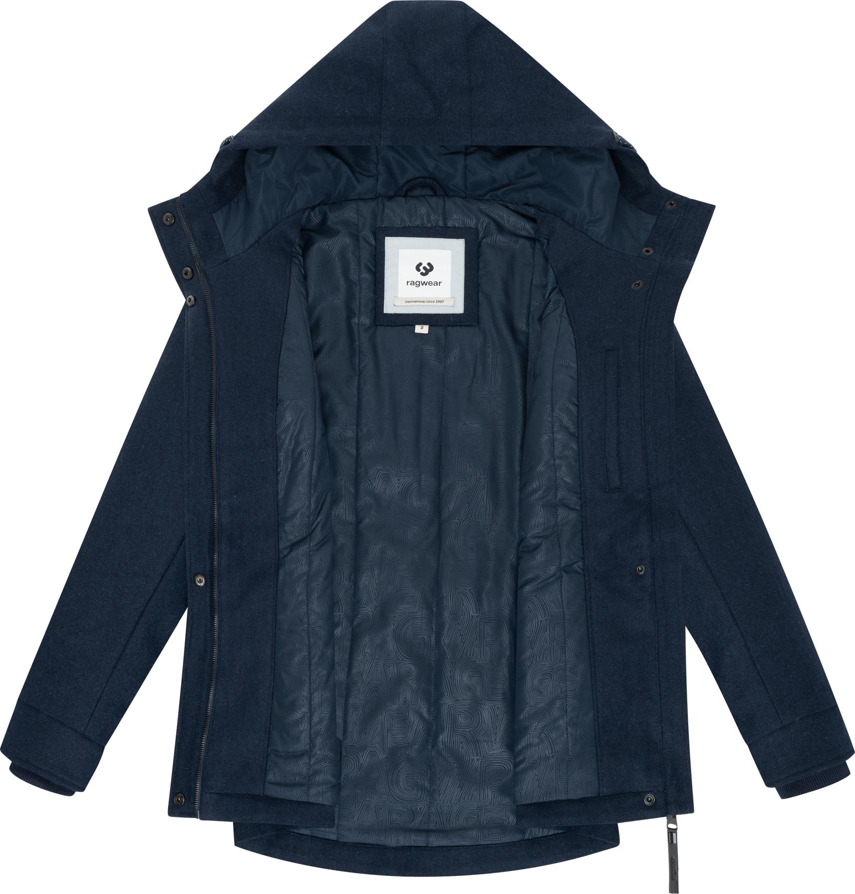 Ragwear Winterjacke »Monadde Felt YOUMODO«, mit Kapuze, Wasserfeste warme Jacke mit Kapuze