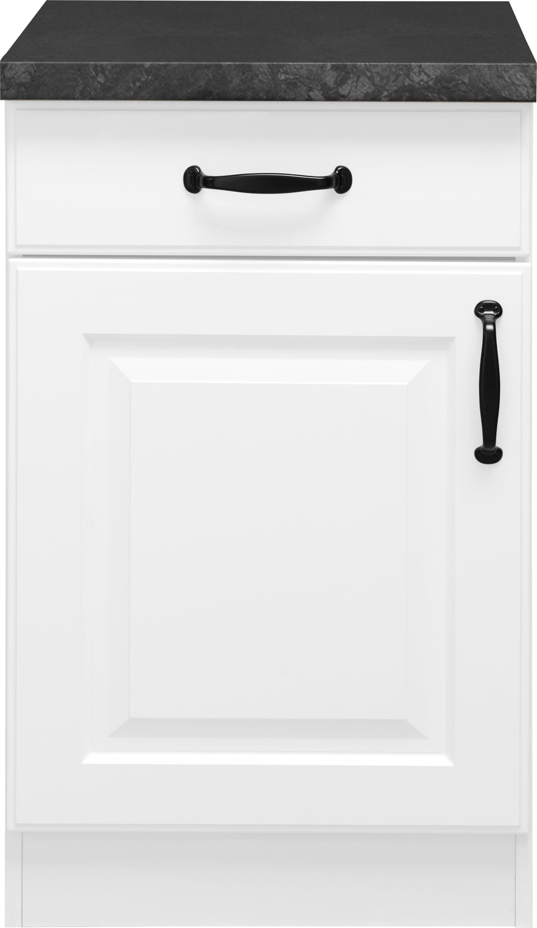wiho Küchen Unterschrank »Erla«, 50 cm breit mit Kassettenfront