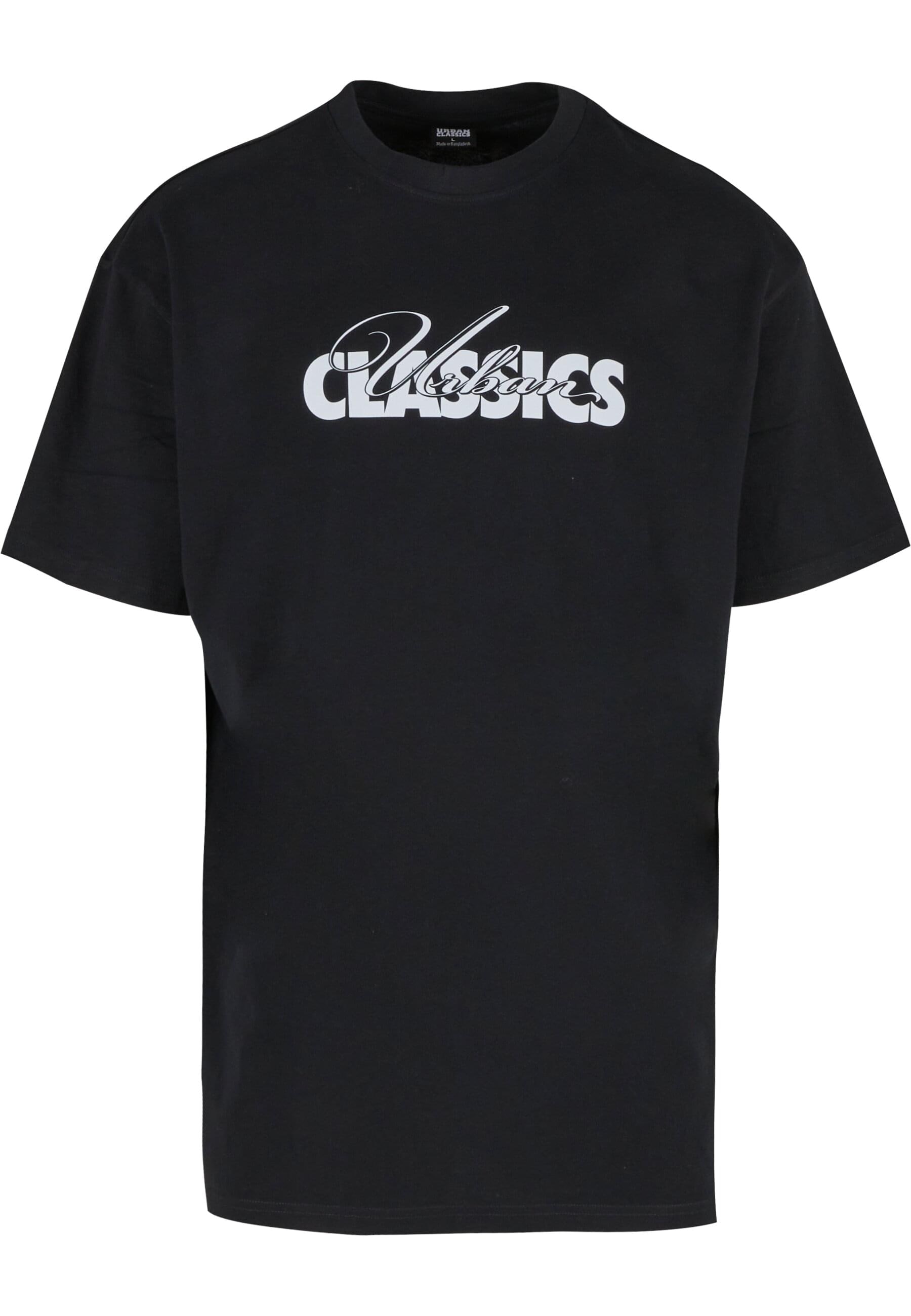 URBAN CLASSICS T-Shirt "Urban Classics UC Cursive Bold Logo Heavy Oversized günstig online kaufen