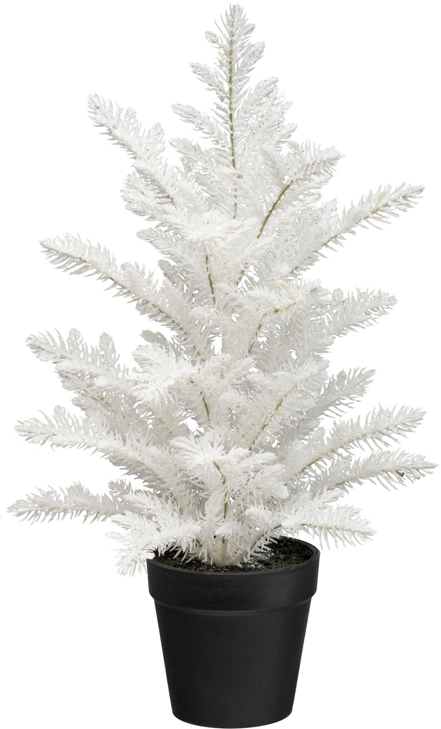 Creativ green Winterliche Kunstpflanze "Tannenbäumchen Araucaria", mit Glit günstig online kaufen