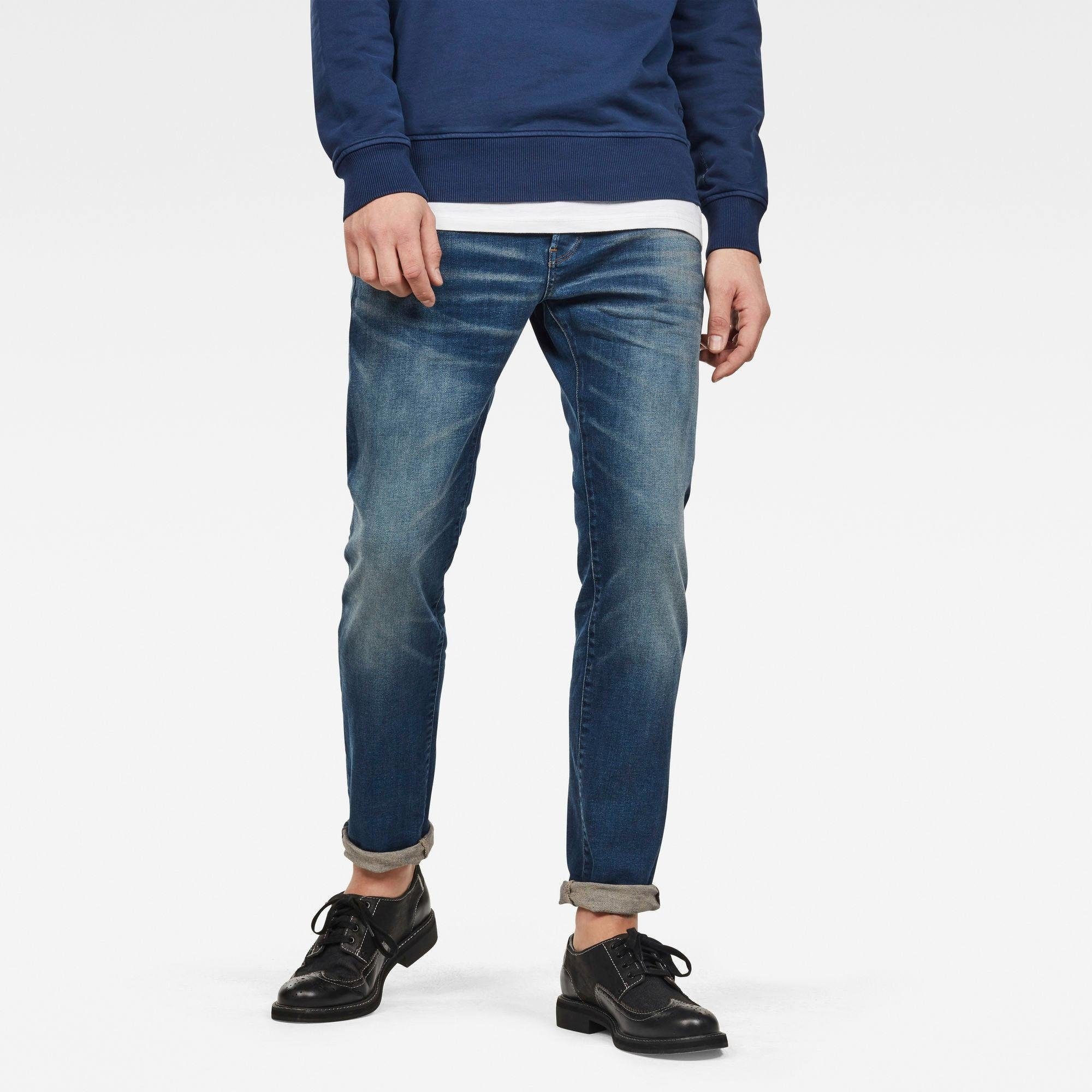 G-Star RAW Slim-fit-Jeans »3301 Slim«, mit toller Waschung und Elasthan