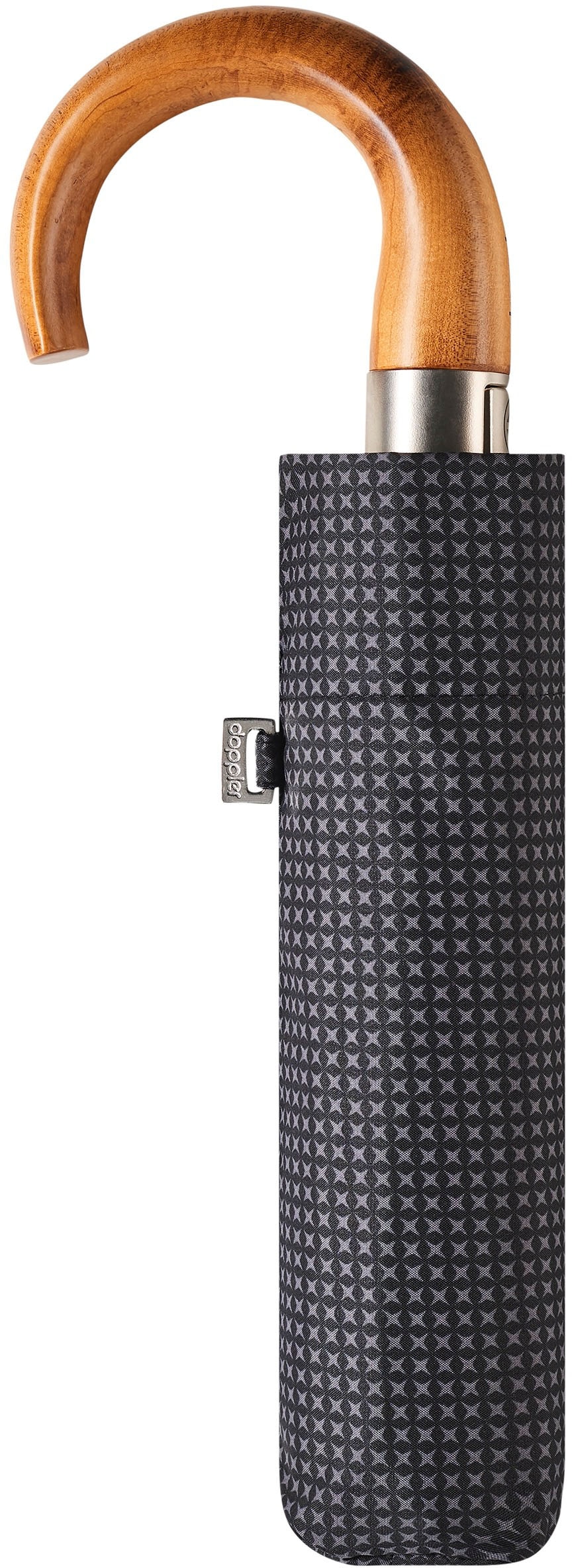 doppler® Taschenregenschirm »Fiber Magic Mini Strong gemustert«, stars  black/grey, für Herren bestellen | BAUR