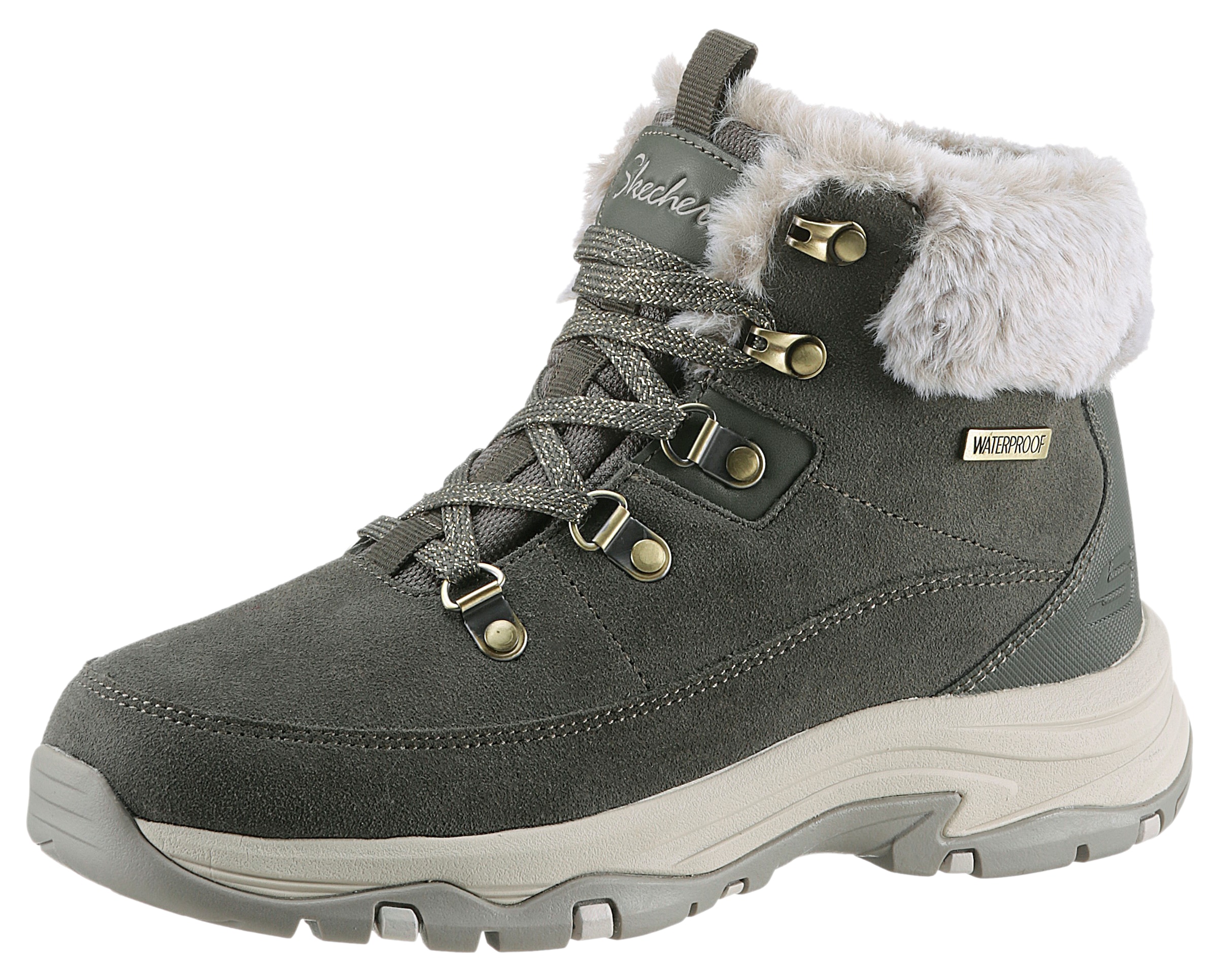 Winterboots »TREGO-«, Chunky Boots, Freizeitschuh, Winterstiefel mit Plateausohle