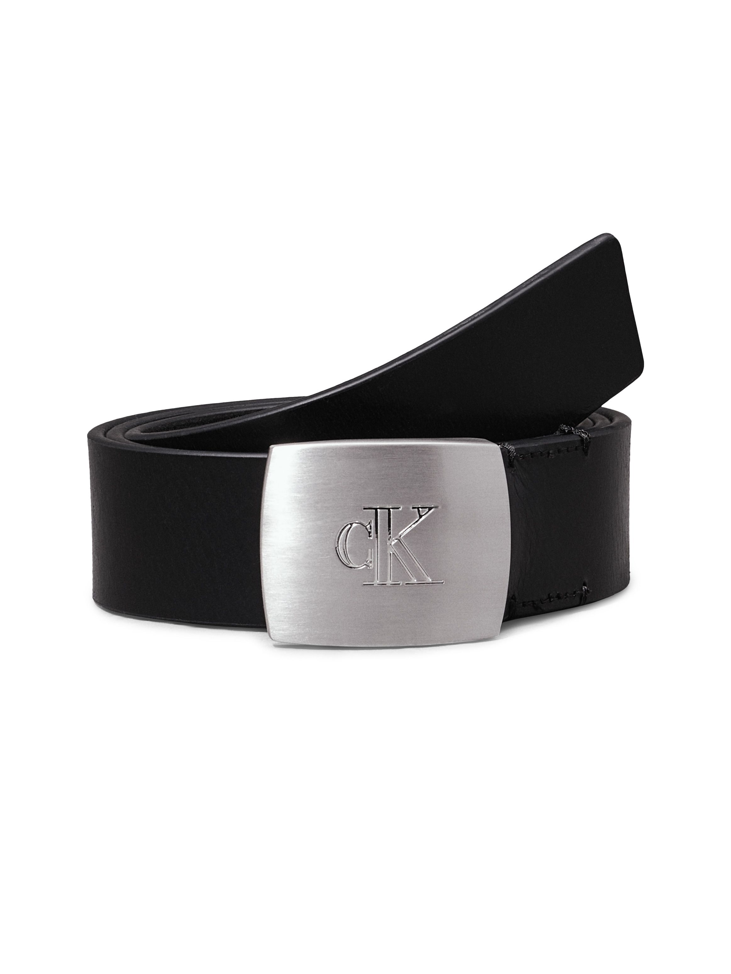 Calvin Klein Jeans Ledergürtel "LEATHER CLAMP BUCKLE 38MM", mit Logoprägung günstig online kaufen