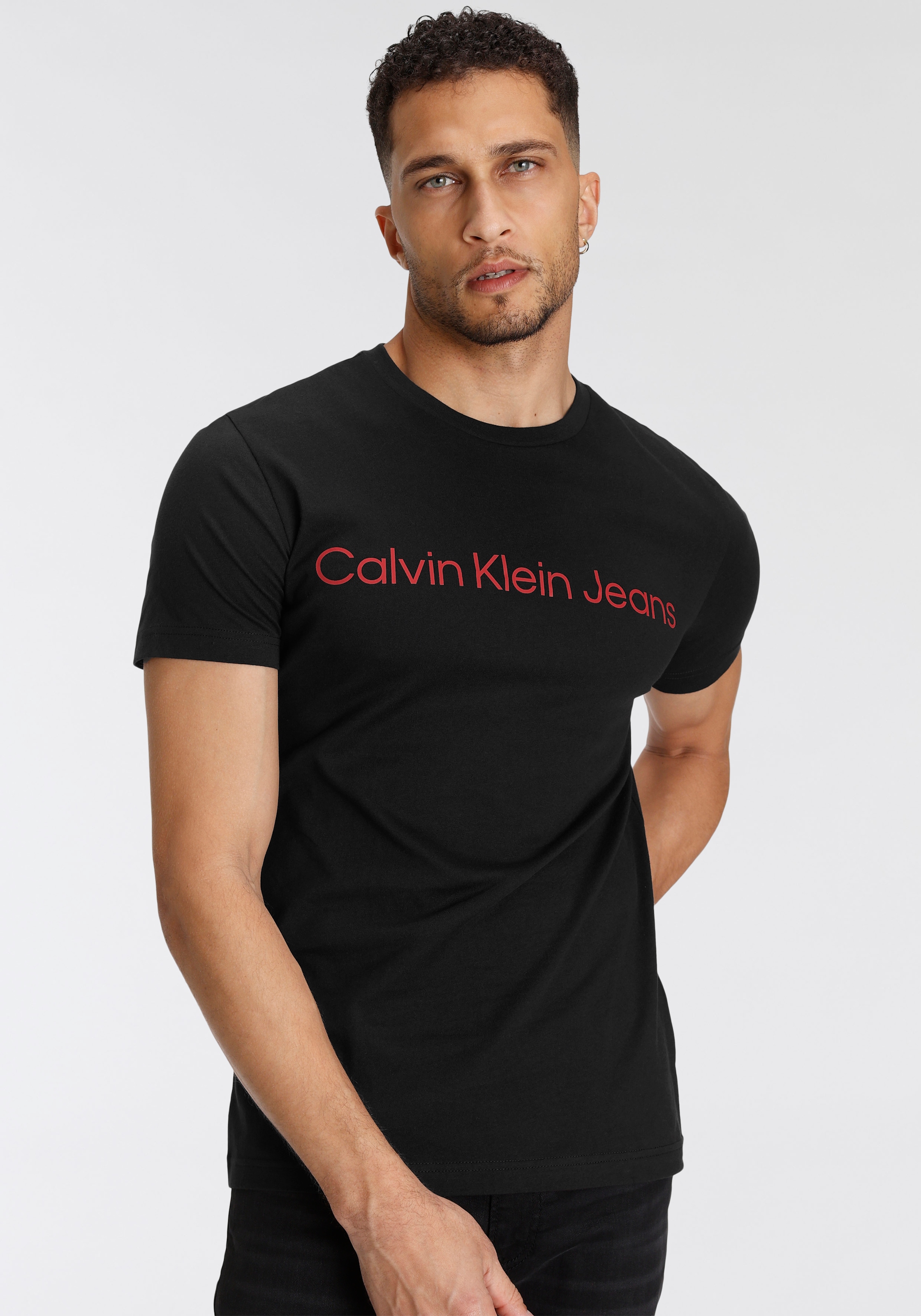 Calvin Klein Jeans T-Shirt "CORE INSTITUTIONAL LOGO SLIM TEE", mit logo-Sch günstig online kaufen