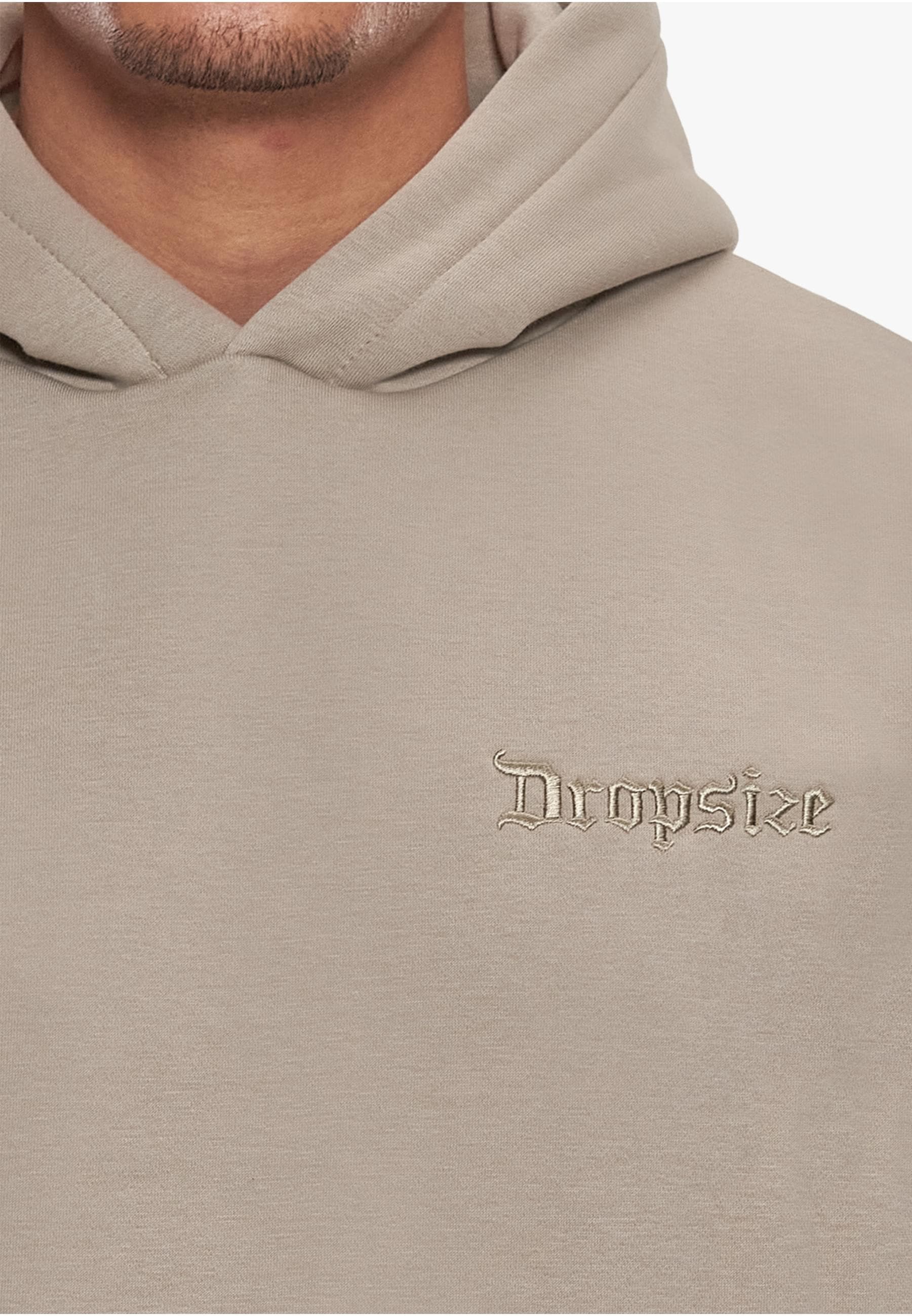 Dropsize Kapuzensweatshirt »Dropsize Herren Dropsize Heavy Oversize Embo Hoodie« 1 Stk. tlg.