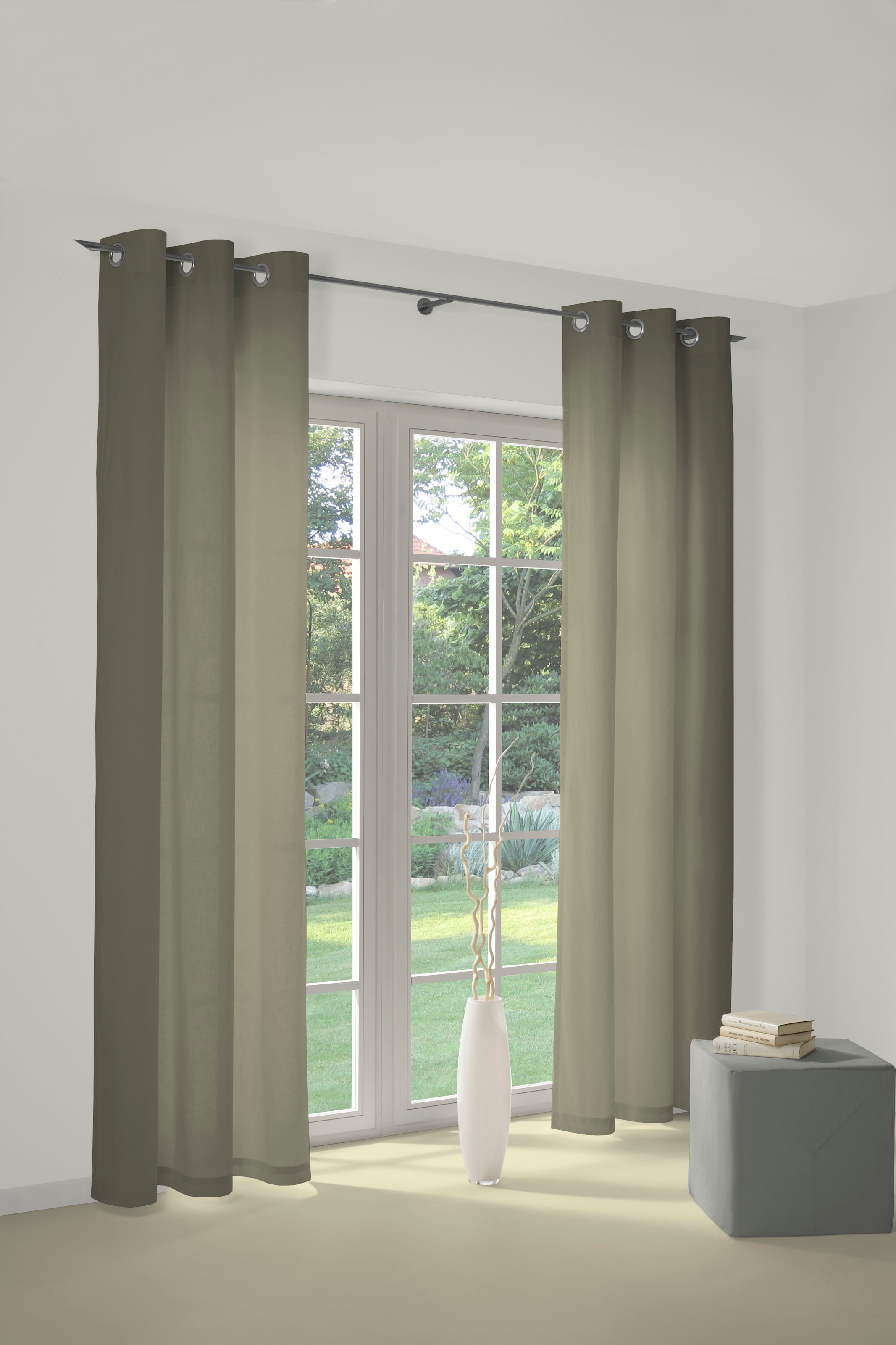 Wirth Vorhang "Umea" Ösen 1 Stk. tlg. günstig online kaufen