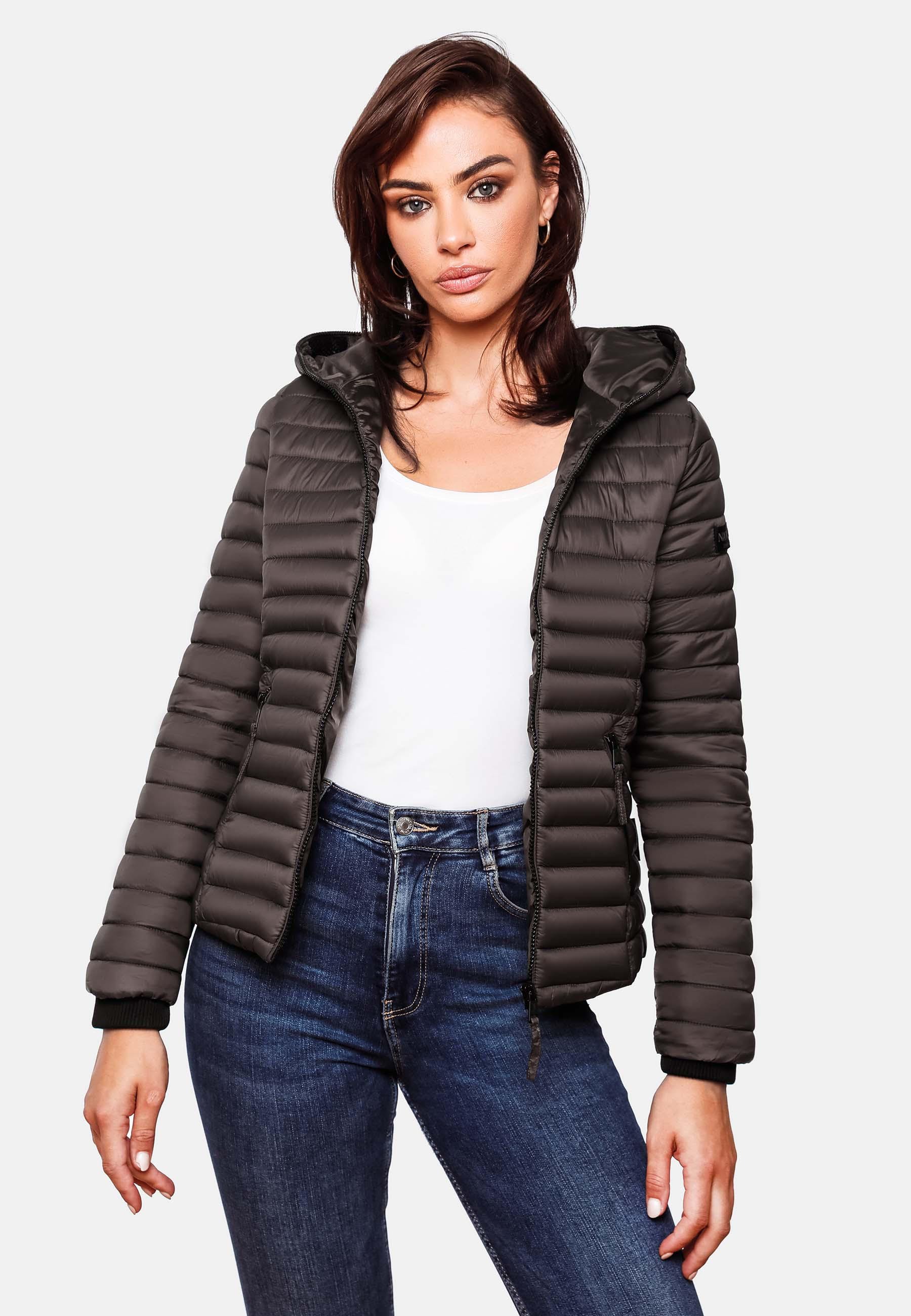 Navahoo Steppjacke »Kimuk«, mit Kapuze, leichte Übergangsjacke mit Kapuze