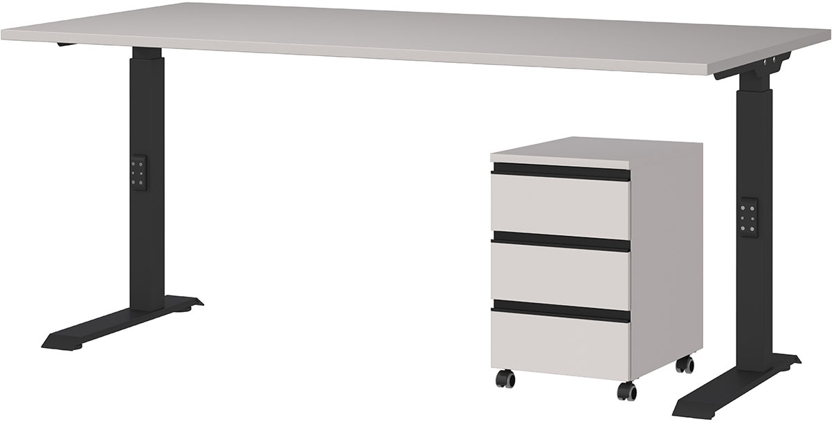 GERMANIA Büromöbel-Set "Lemont" 2 Stk. tlg. Set bestehend aus höhenverstell günstig online kaufen